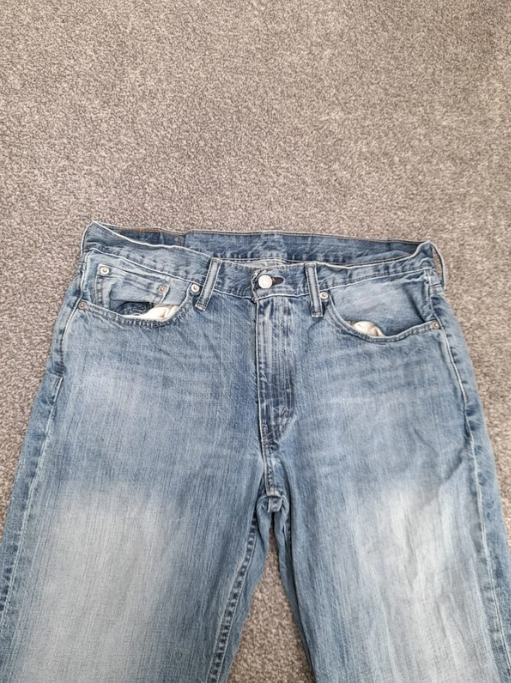 Levi's Red Tab Light Blue Denim 501 Jeans 33" image 6
