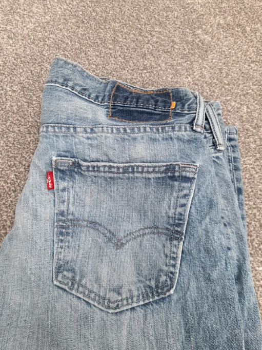 Levi's Red Tab Light Blue Denim 501 Jeans 33" image 7