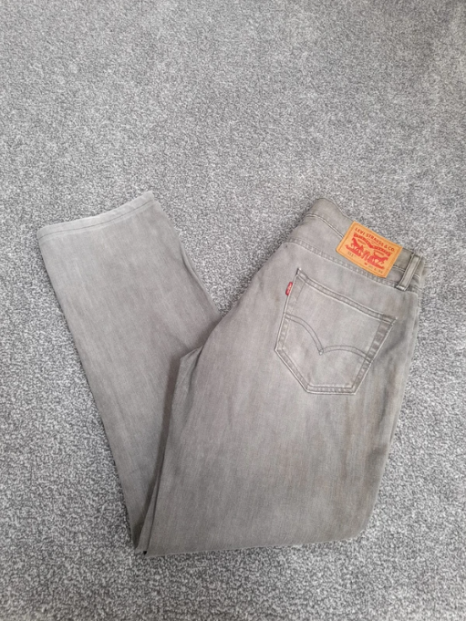 Levi's Red Tab Grey 511 Slim Fit Stretch Jeans 30" image 5
