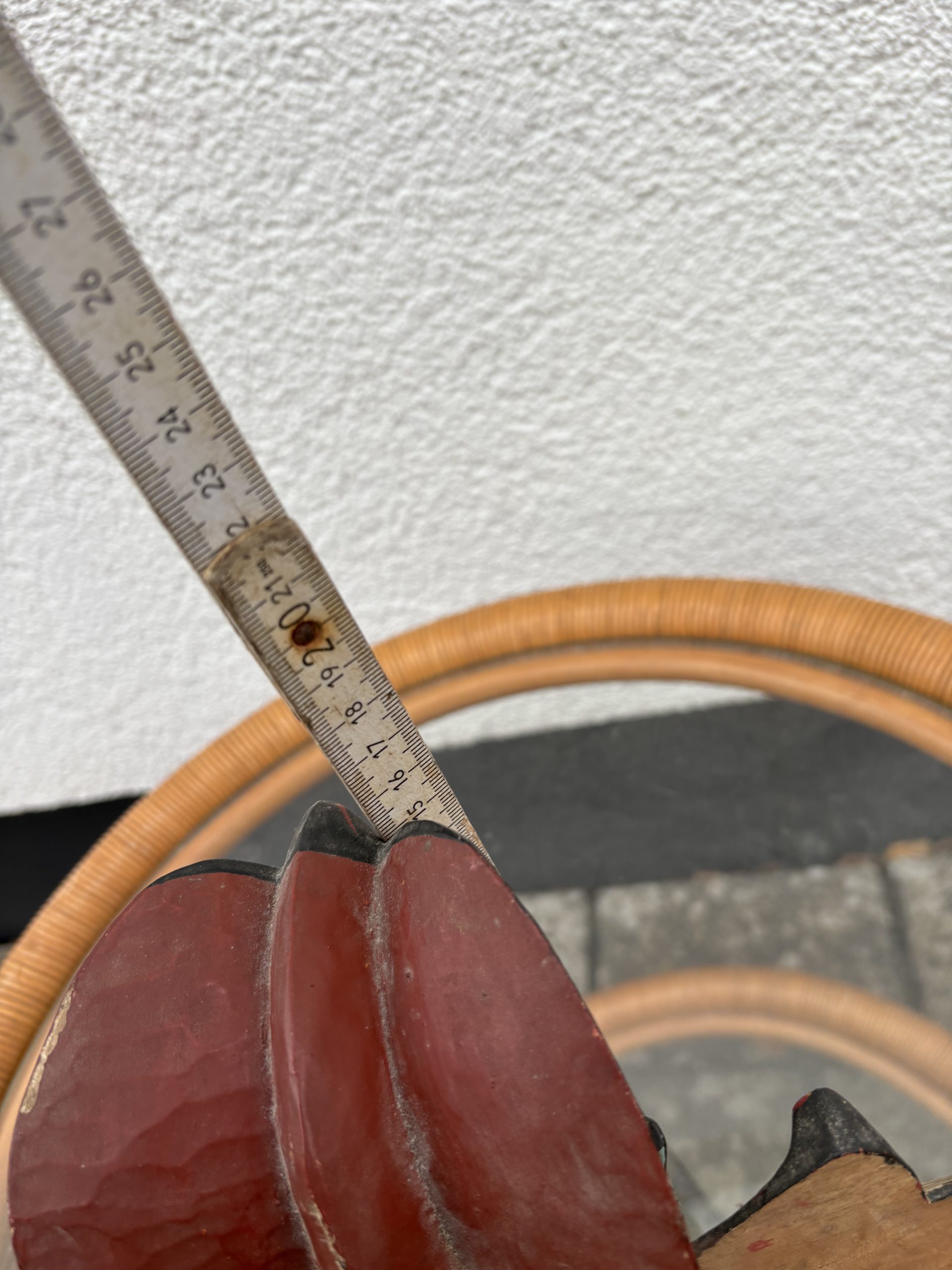 Glas Aschenbecher quadratisch bernsteinfarben Vintage