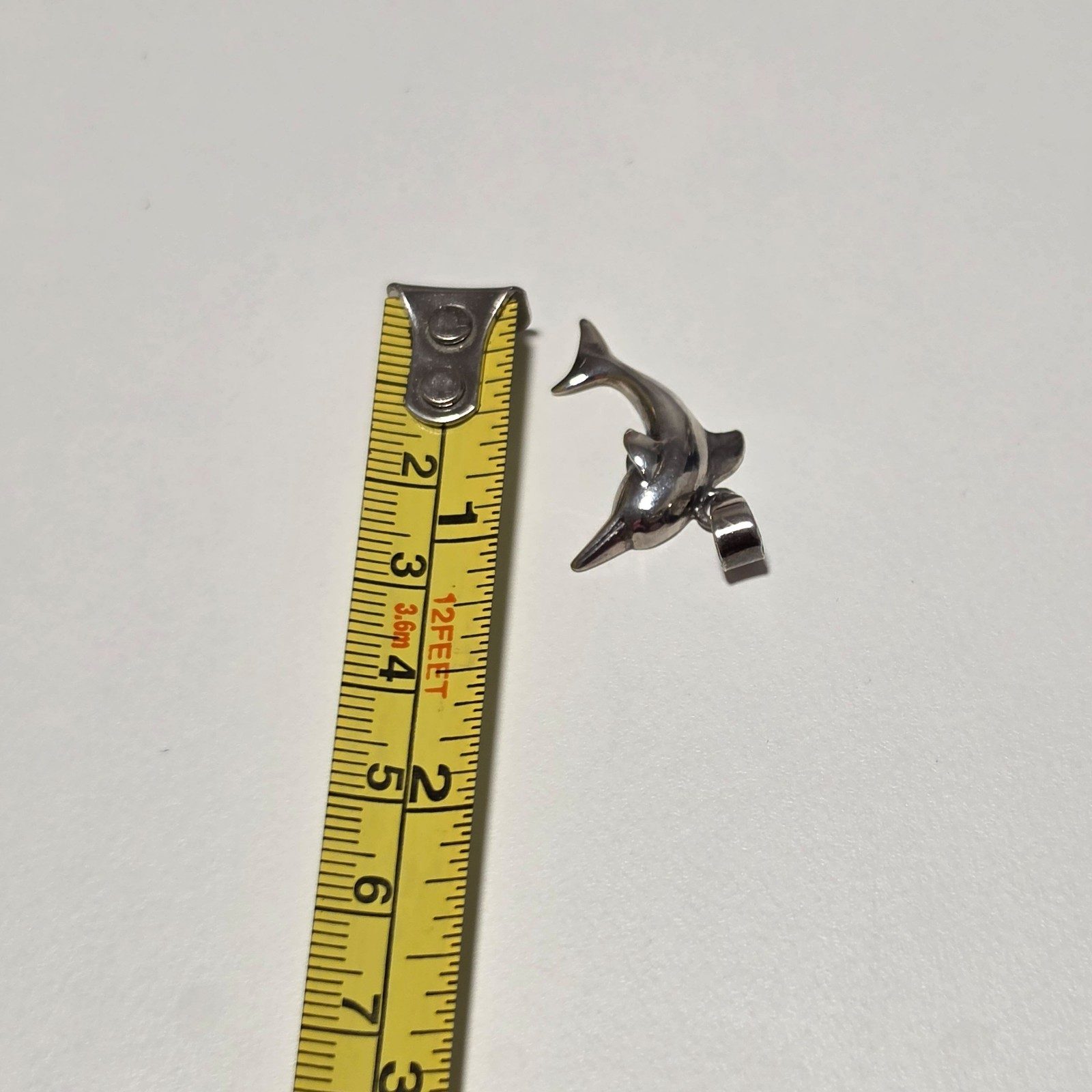 925 Silver Dolphin Pendant .b6 image 4