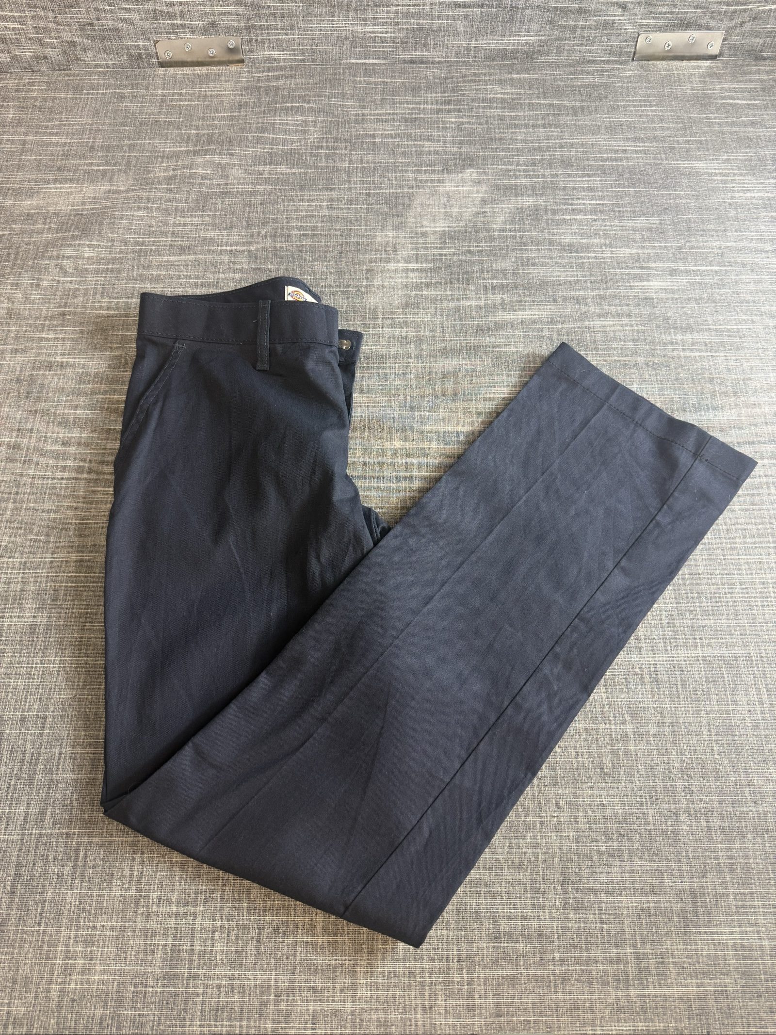Dickies Women’s Work Trousers Size 8 Navy 65% Polyester 35% Cotton
