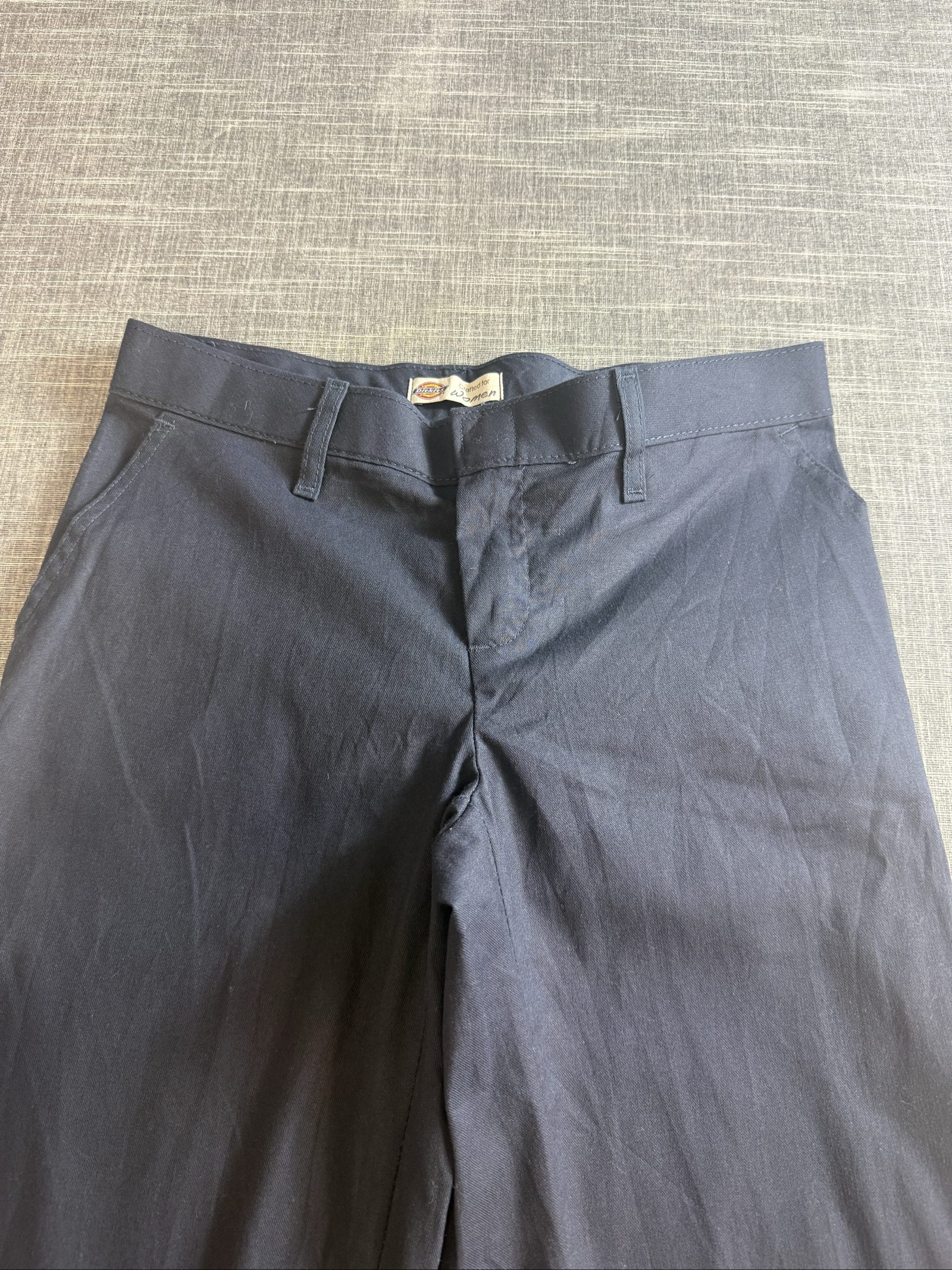 Dickies Women’s Work Trousers Size 8 Navy 65% Polyester 35% Cotton image 3