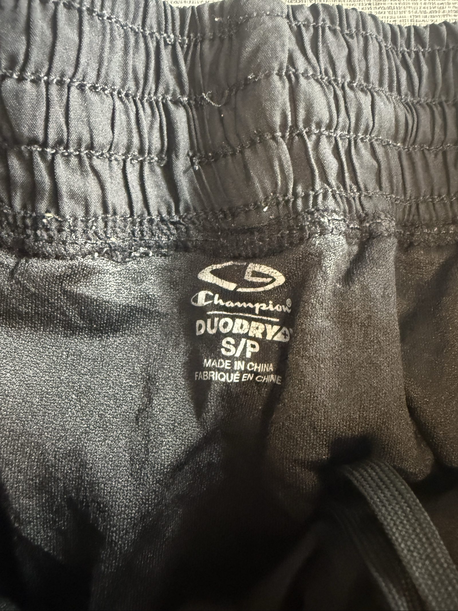 Champion Women's Duodry Running Shorts Small Black Grey Snake Print image 3