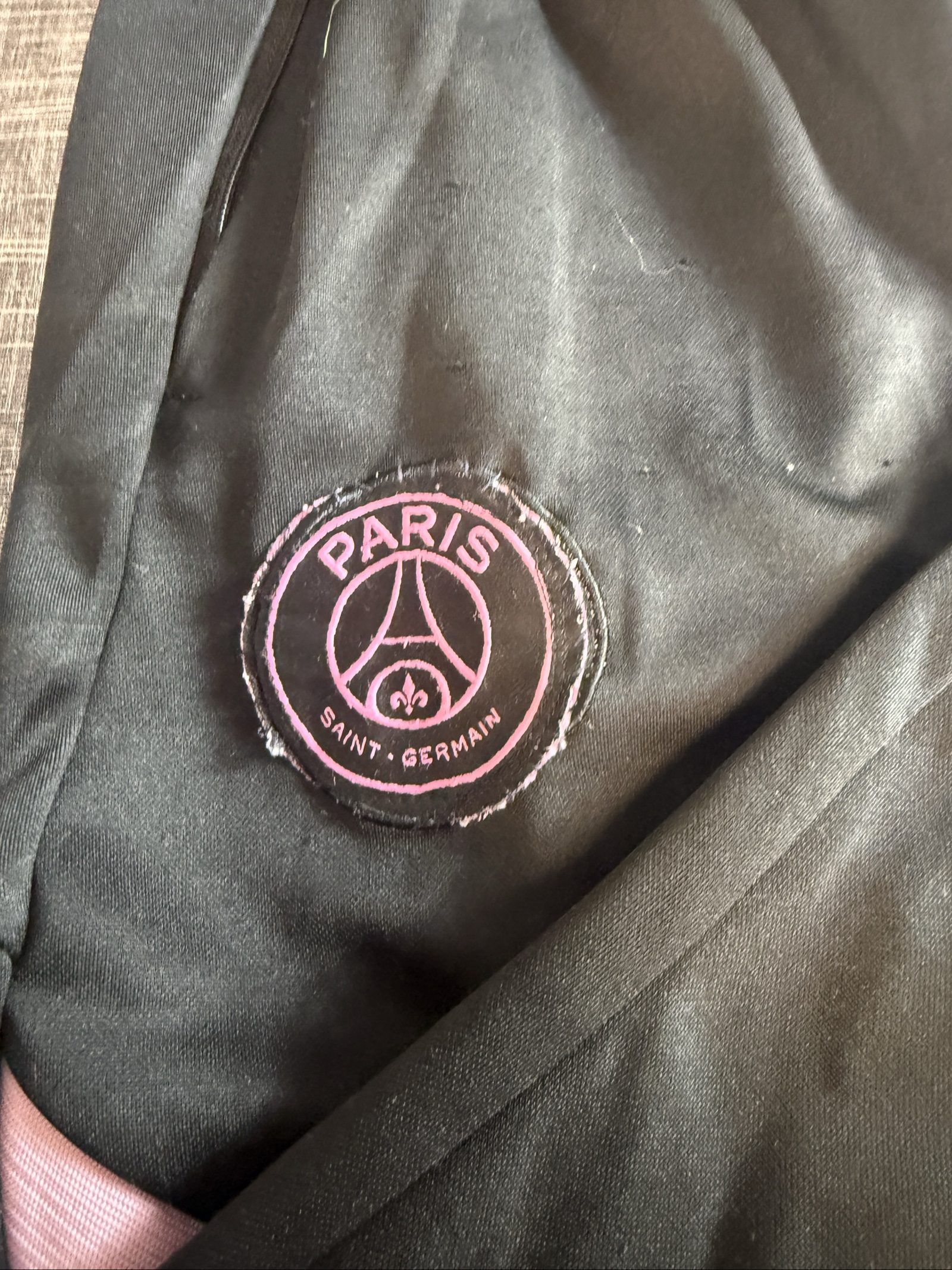 Nike Men’s Paris Saint-Germain Dri-Fit Track Pants Large Black & Pink image 2