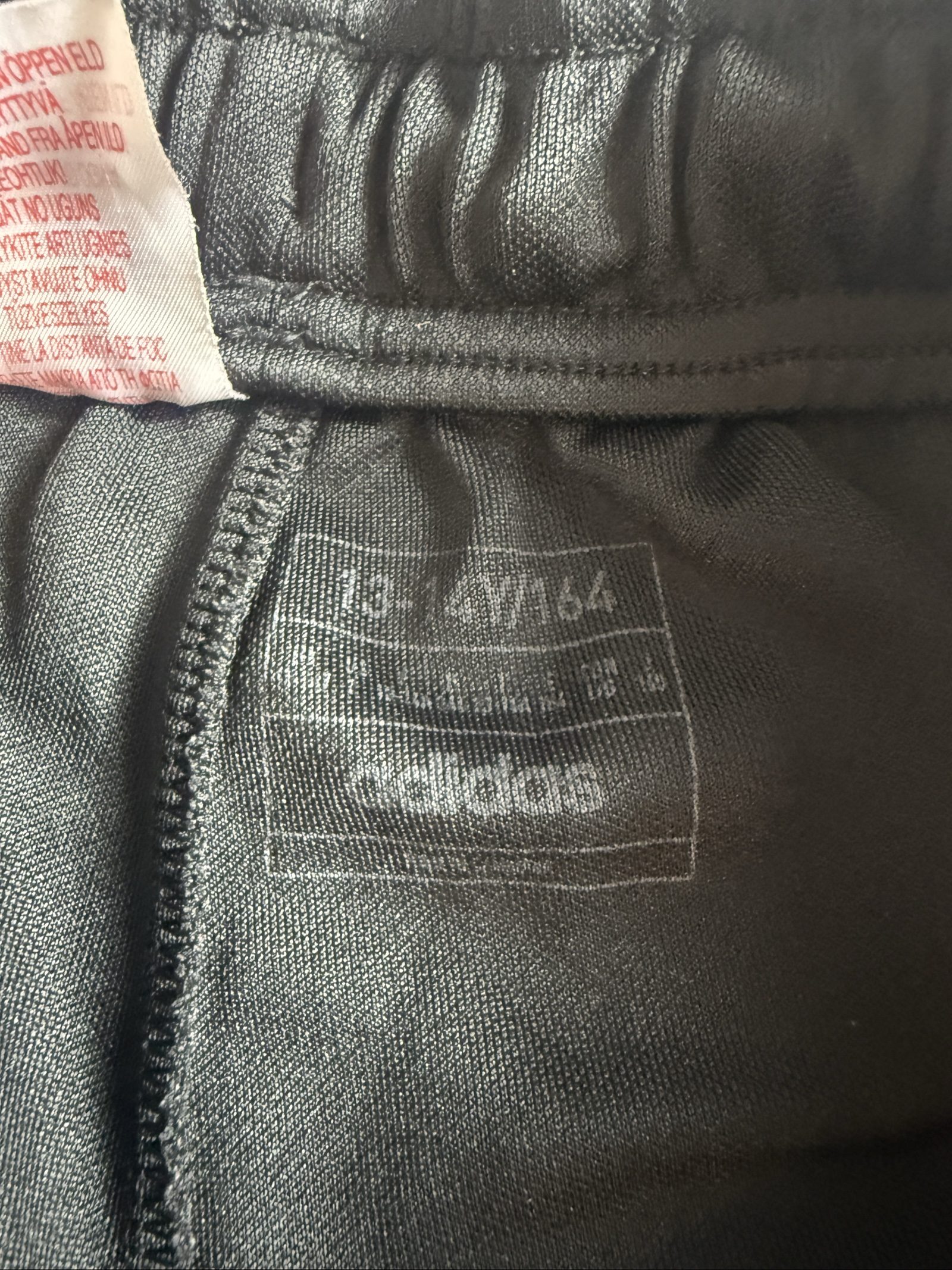 Adidas Boy’s Black Track Pants Size 18 with Side Stripes image 5