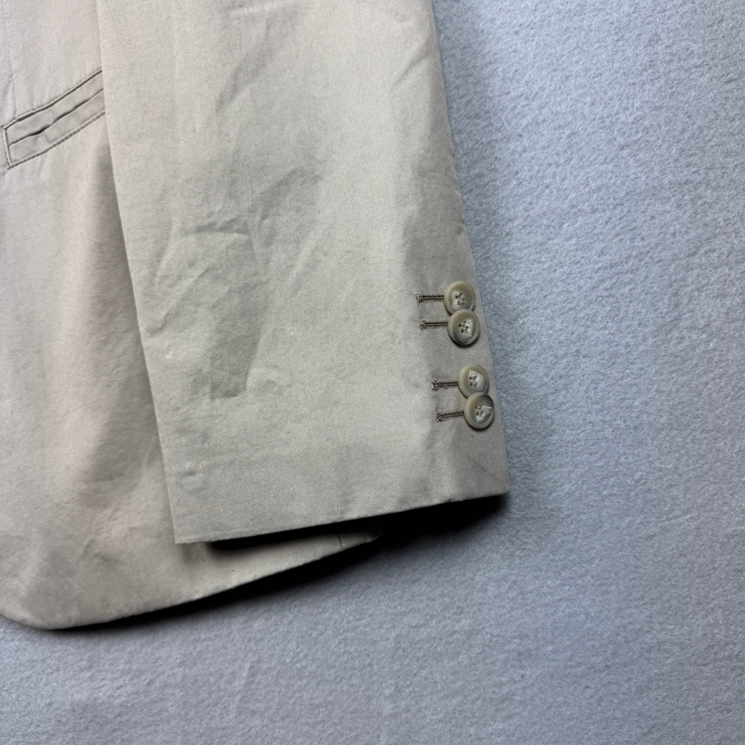 Hugo Boss Alwan/Heimo Beige Slim FIt Cotton Blazer Size 52 / 42R / L image 4