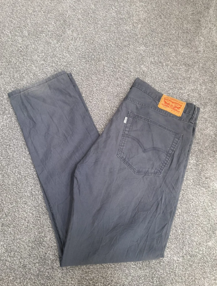 Levi's White Tab Grey 508 White Tab Slim Tapered Jeans 36" image 6