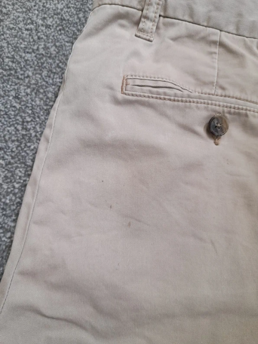 Beige Tommy Hilfiger chinos 33" Classic Fit image 7