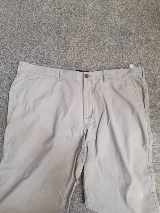 Tommy Hilfiger straight-leg chino pants in beige 42" image 6