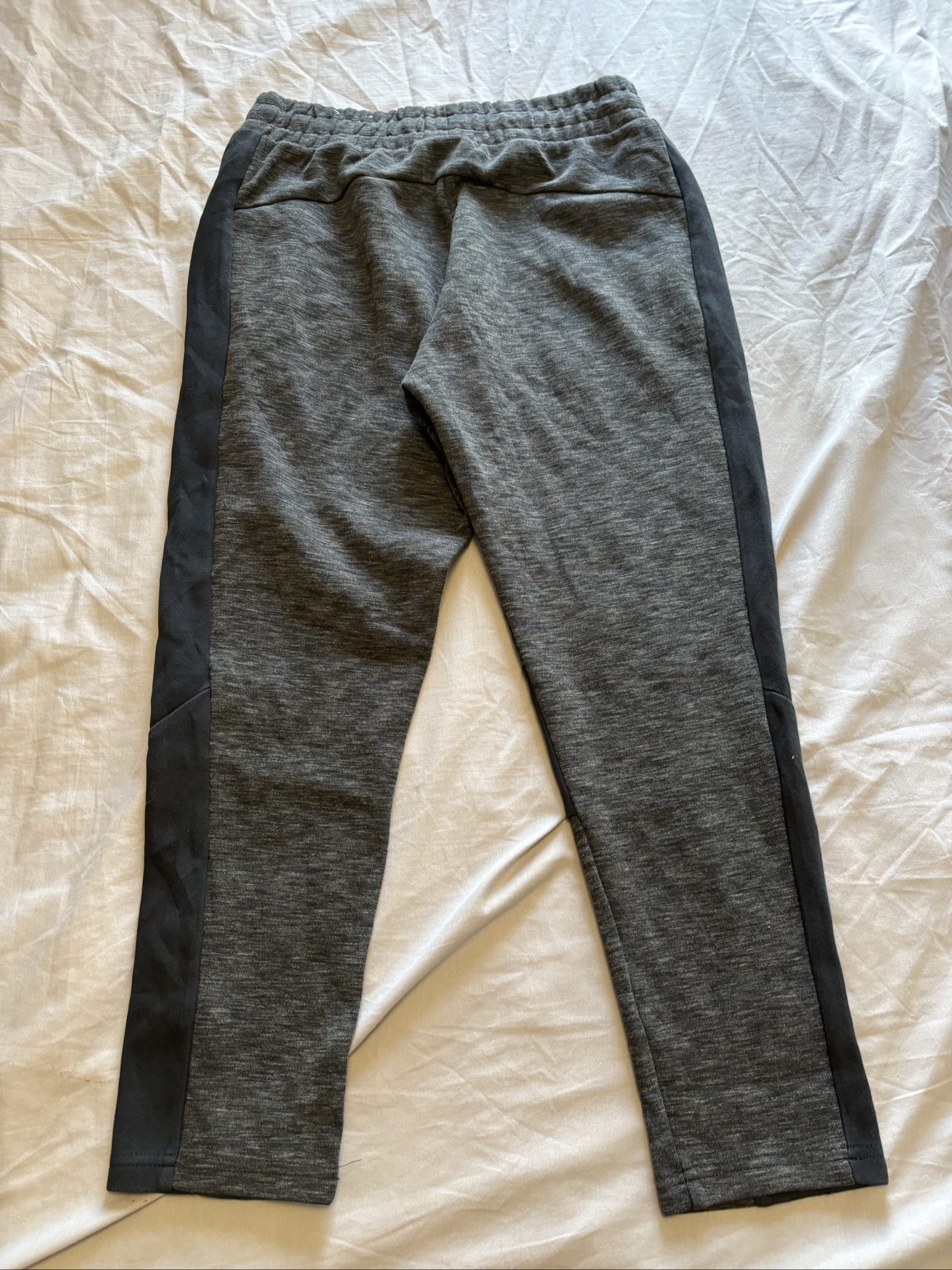 Puma Grey & Black Kids' Joggers Small UK 10 image 5