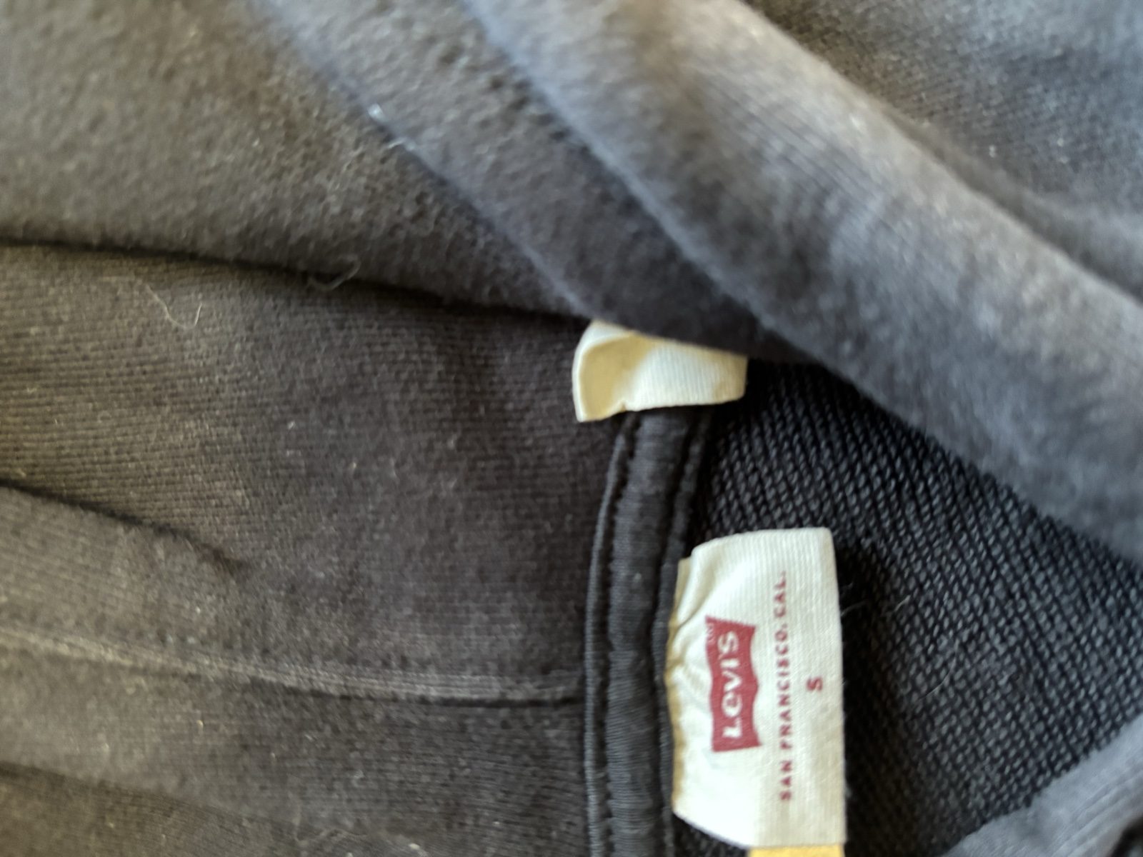 Levi's Women's Black Hoodie Small with Retro Graphics image 3