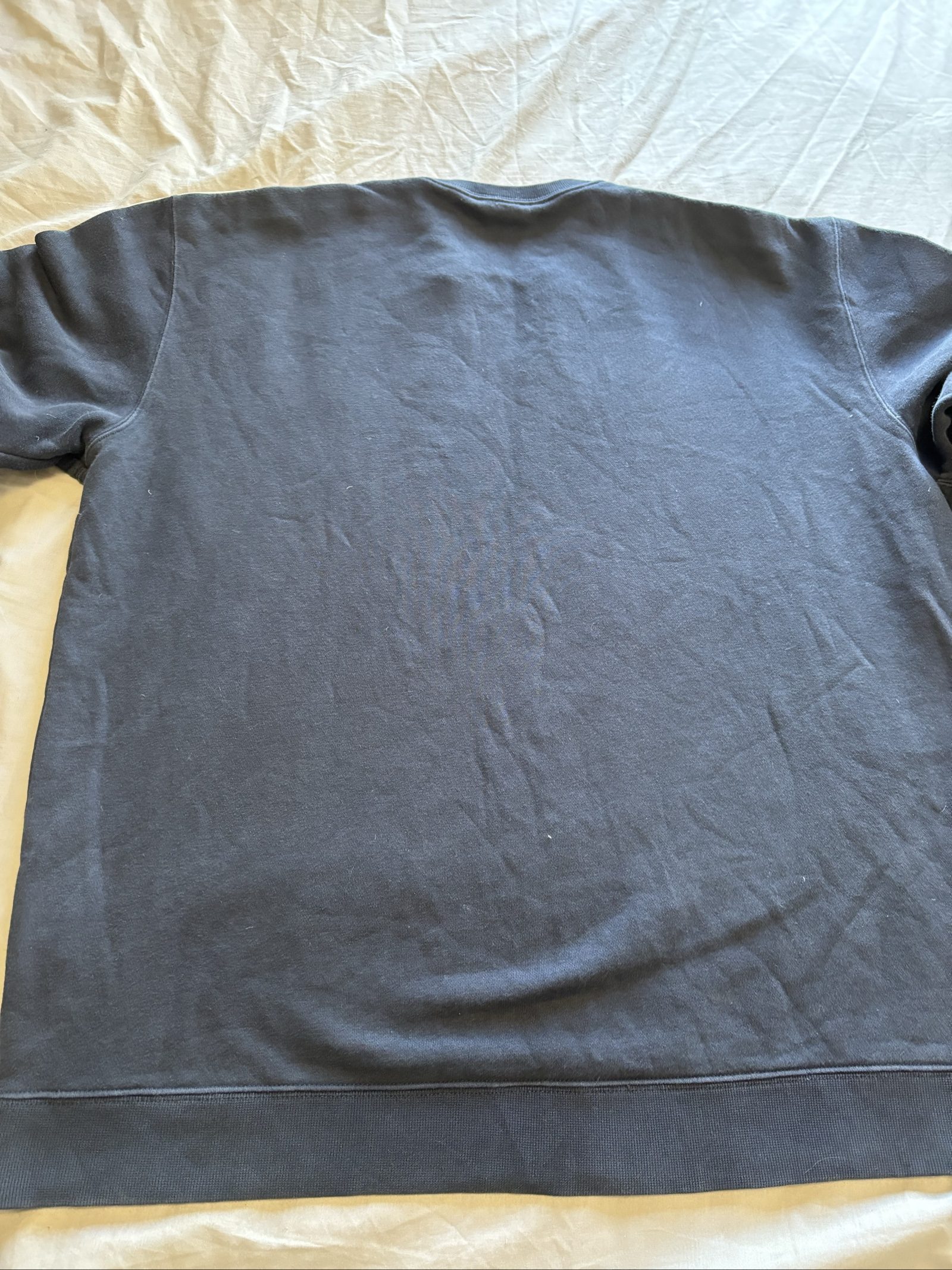 Champion Navy & White Tape Logo Sweatshirt 2XL Men's image 5