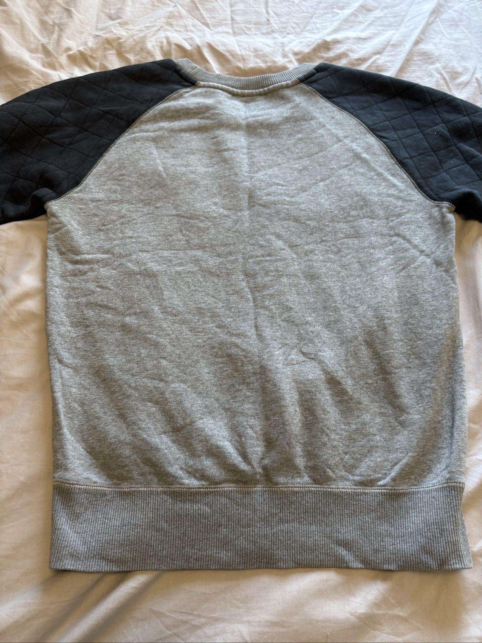 Puma Grey & Black Quilted Sleeves Sweatshirt Small image 5