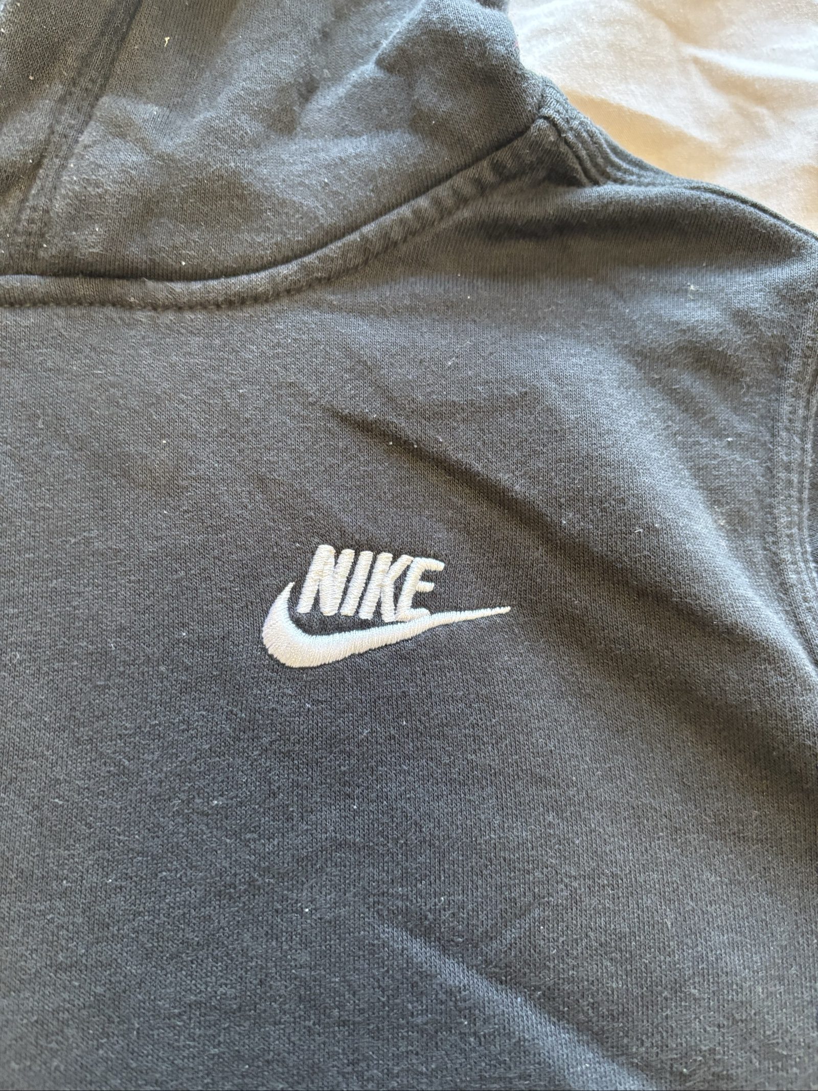 Nike Black Hoodie Large 147-158 CM with Front Pocket image 2