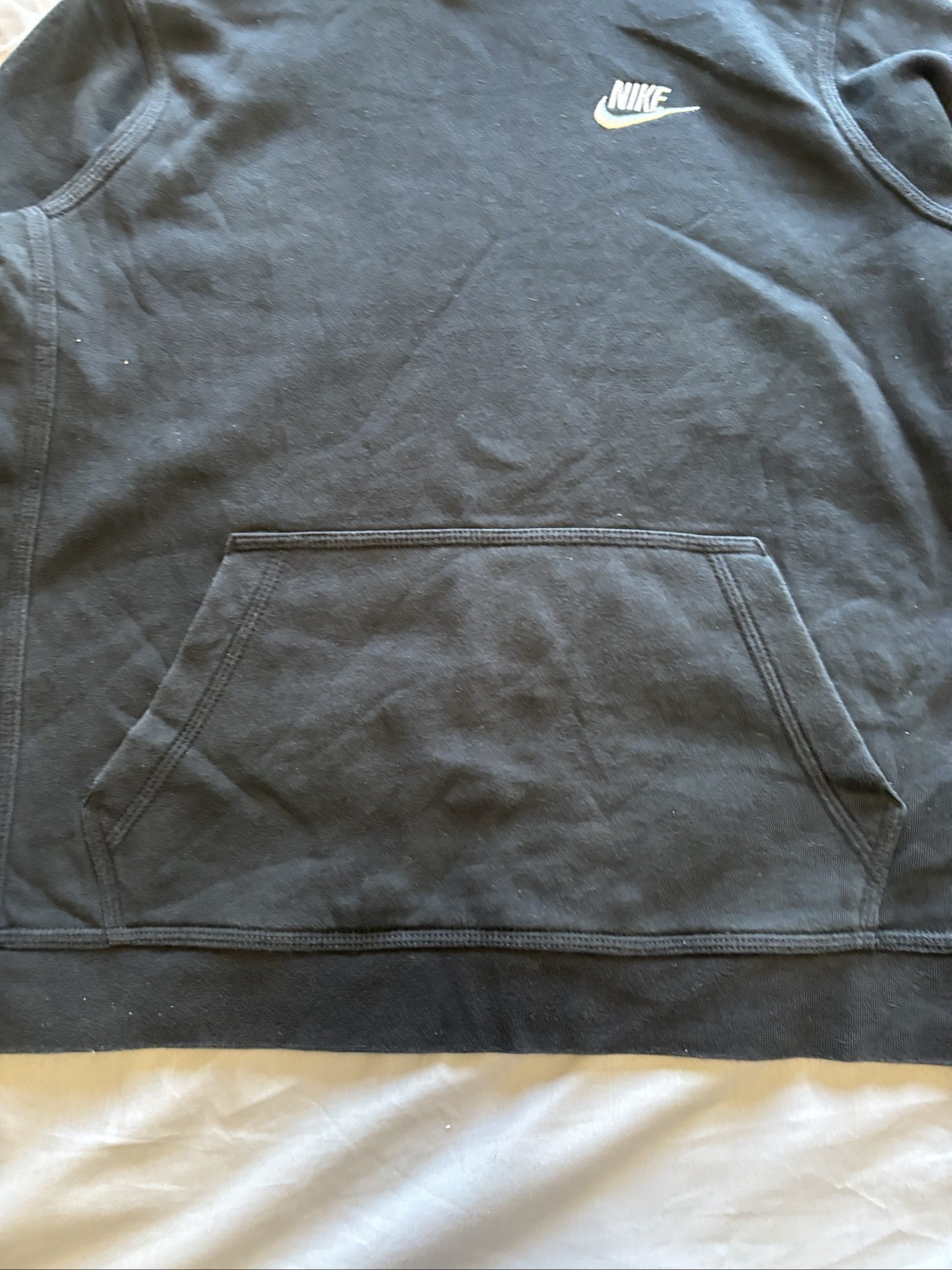 Nike Black Hoodie Large 147-158 CM with Front Pocket image 3