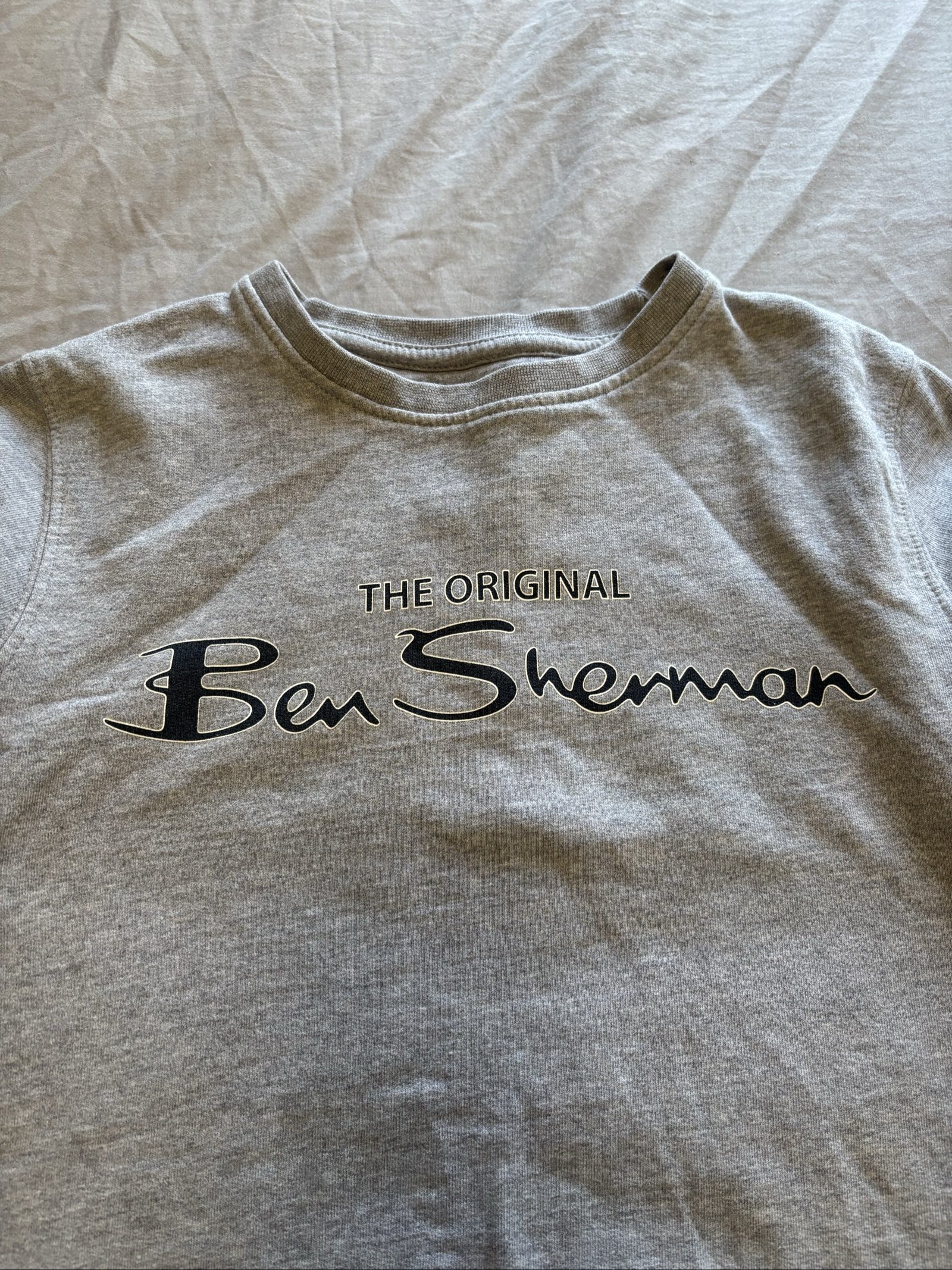 Ben Sherman Grey Kids Sweatshirt 10-11 Years Cotton Blend image 2