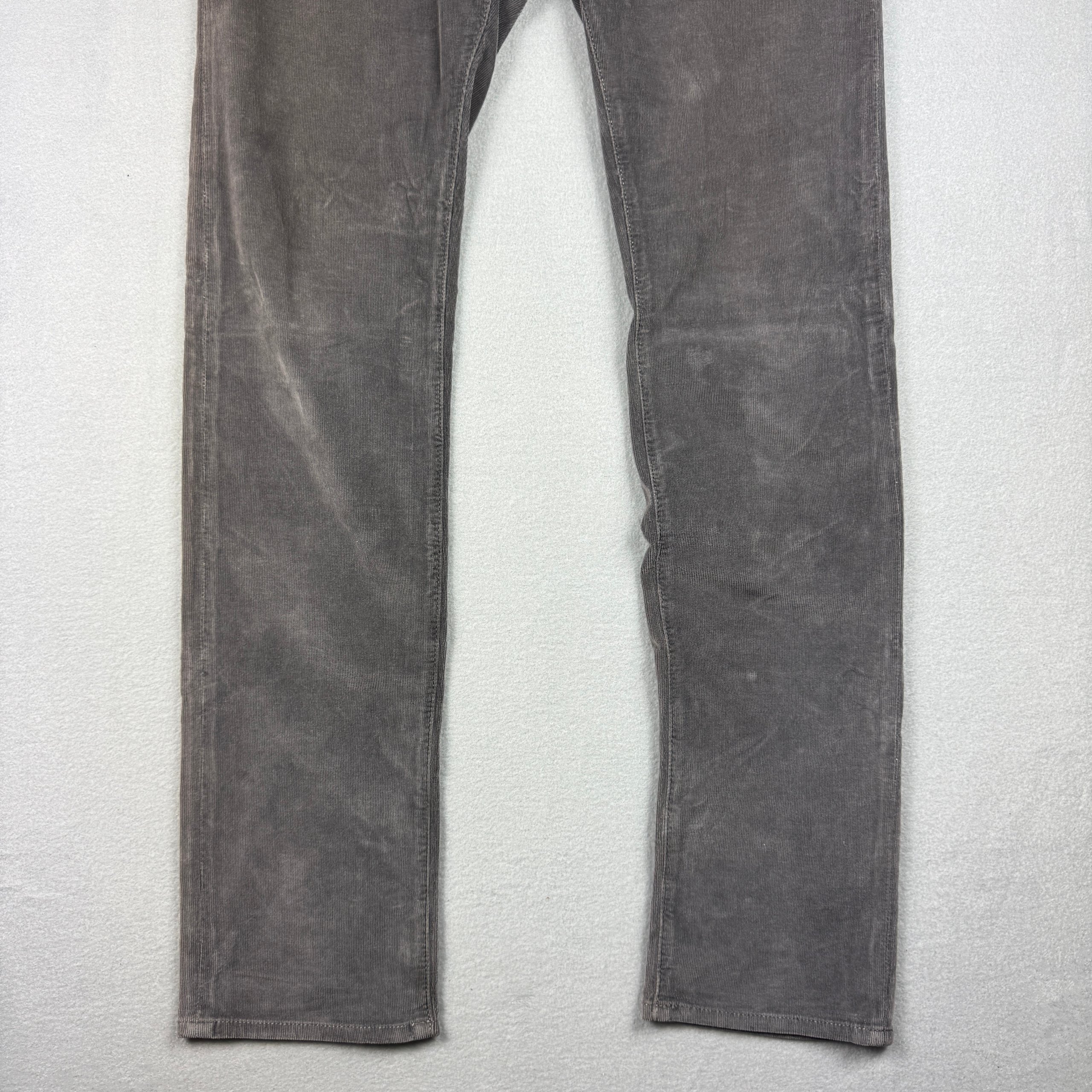 Jacob Cohen Style 688 Grey Corduroy Slim Fit Jeans Size 32 image 4