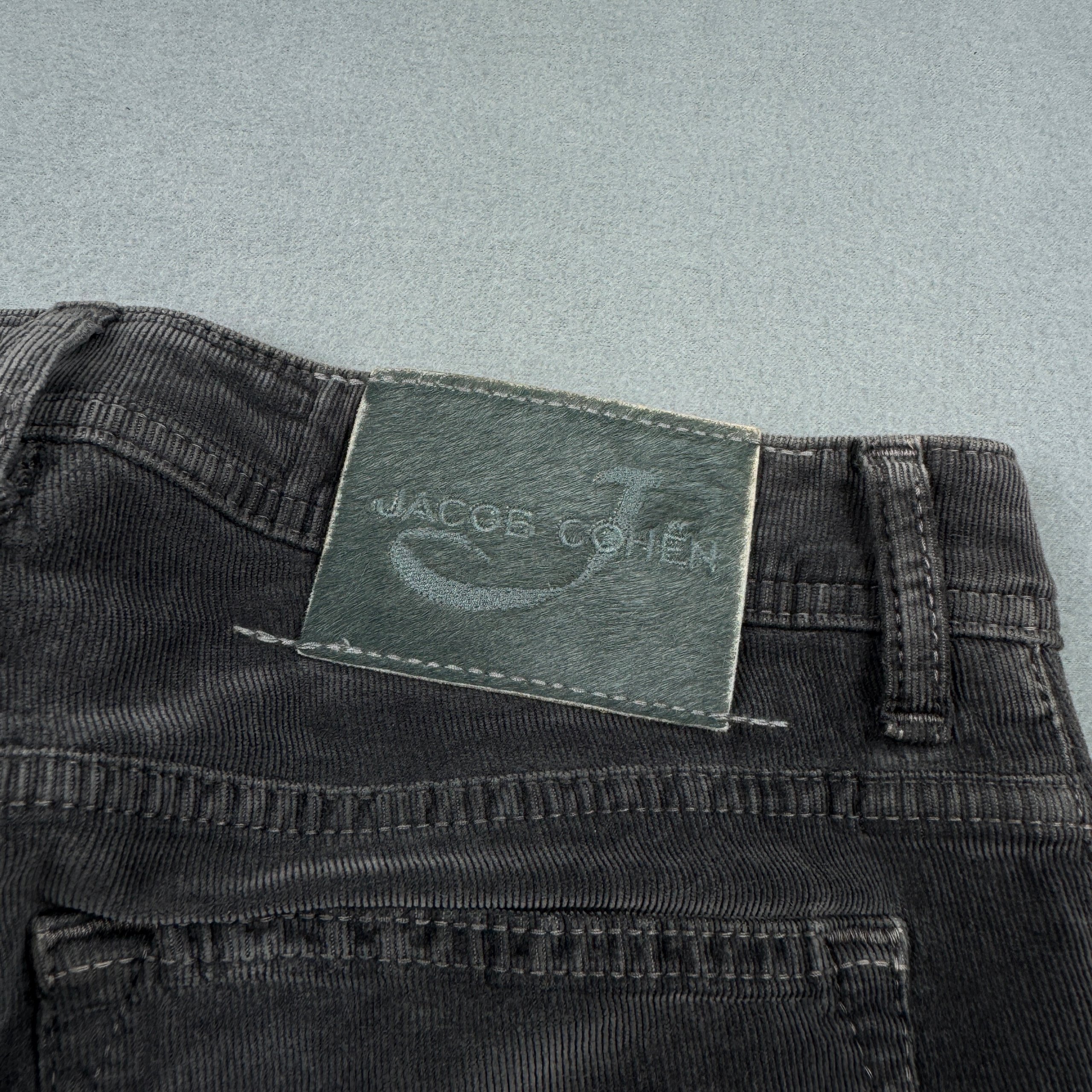 Jacob Cohen Style 688 Grey Corduroy Slim Fit Jeans Size 32 image 10
