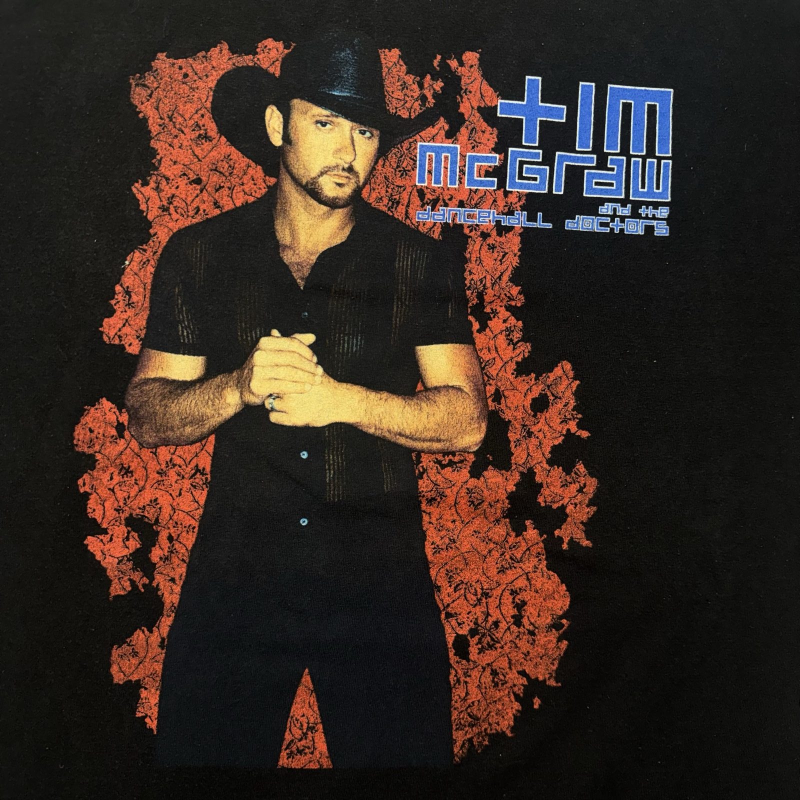 Murina Black Tim McGraw & The Dancehall Doctors Graphic T-Shirt Large 100% Cotton image 2