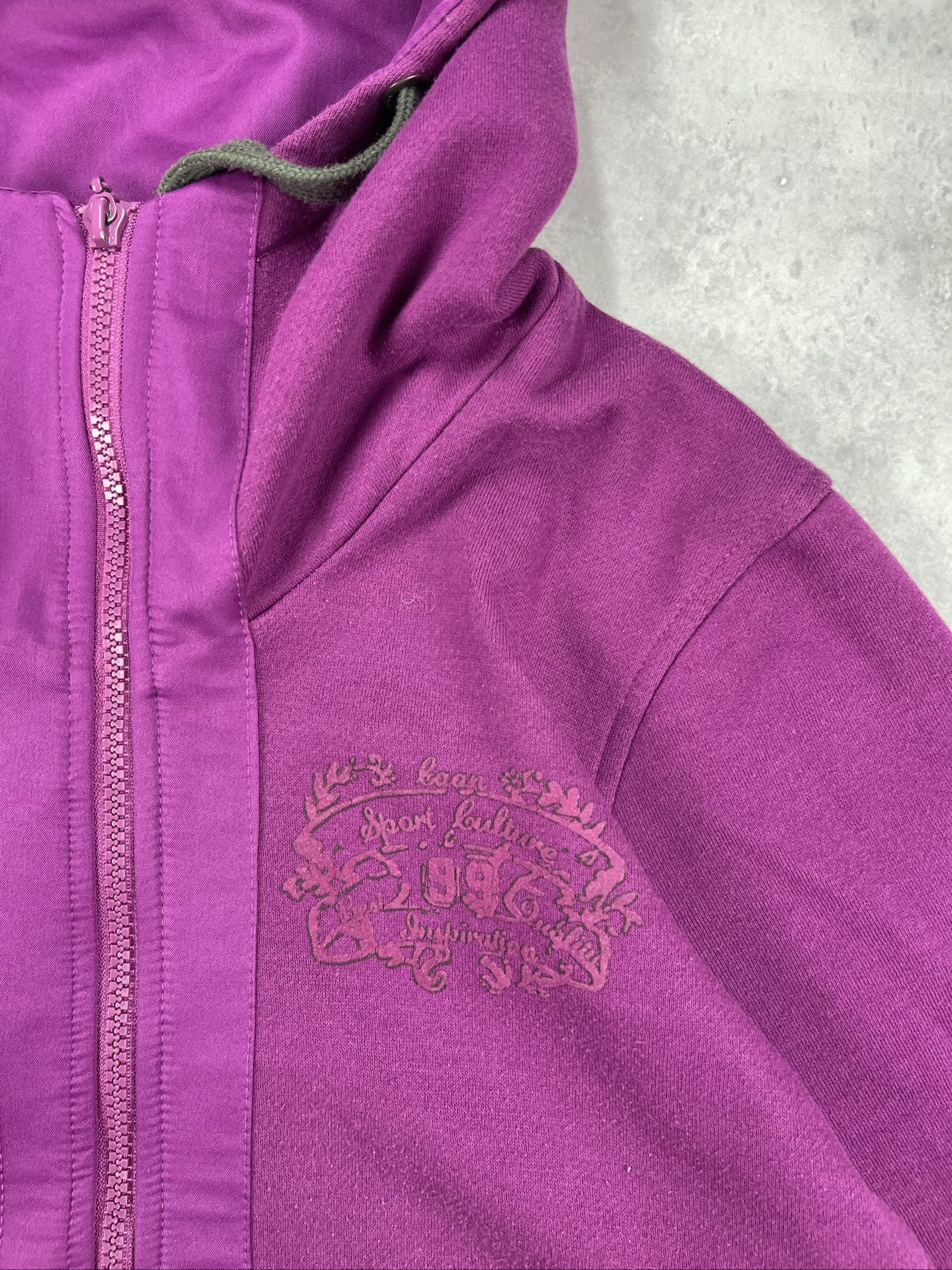 Caan Women's Purple Cotton-Polyester Hoodie & Joggers Set Medium image 4