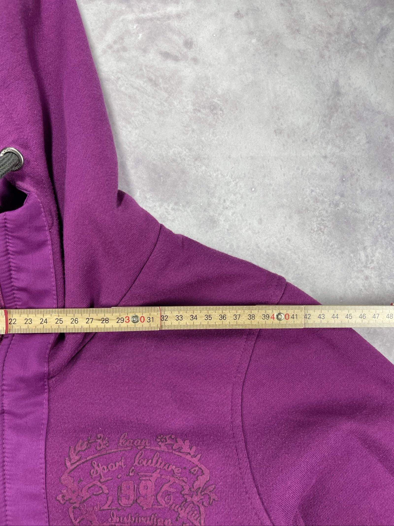 Caan Women's Purple Cotton-Polyester Hoodie & Joggers Set Medium image 6