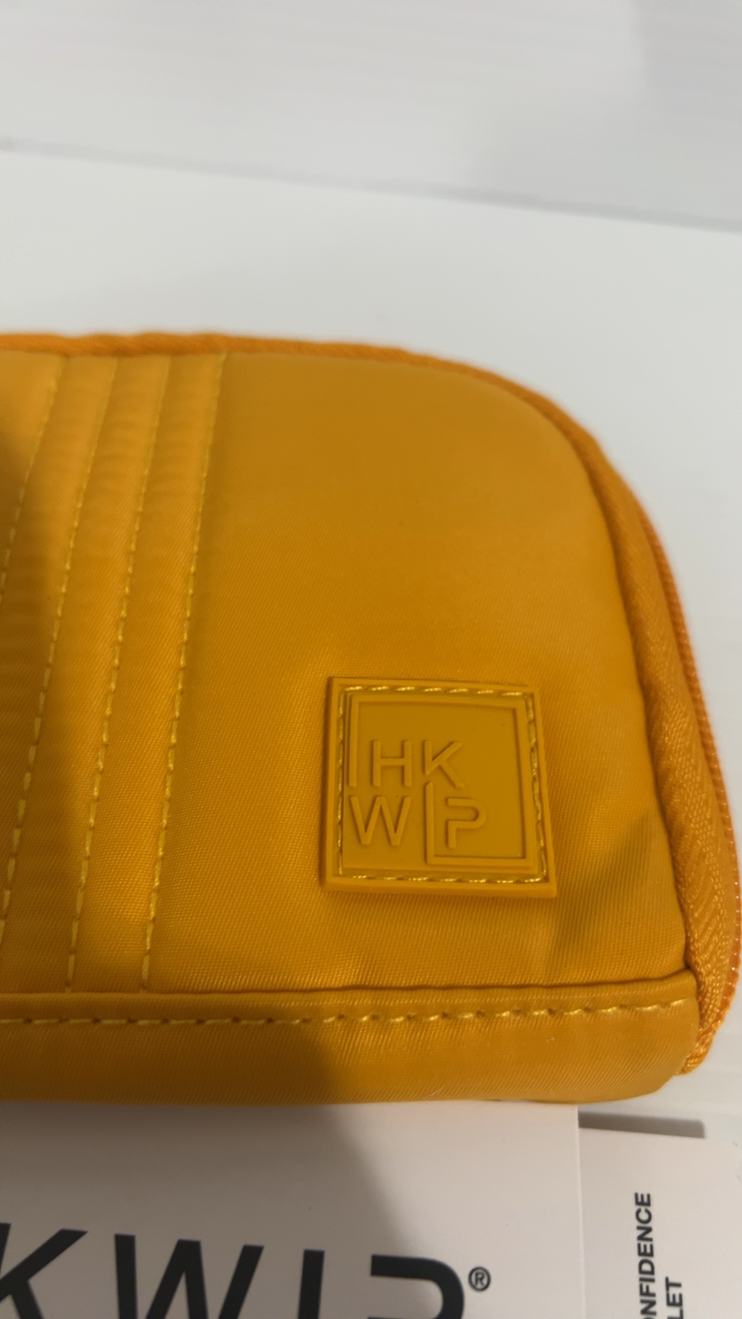 HKWP Yellow Small Zip Wallet image 3