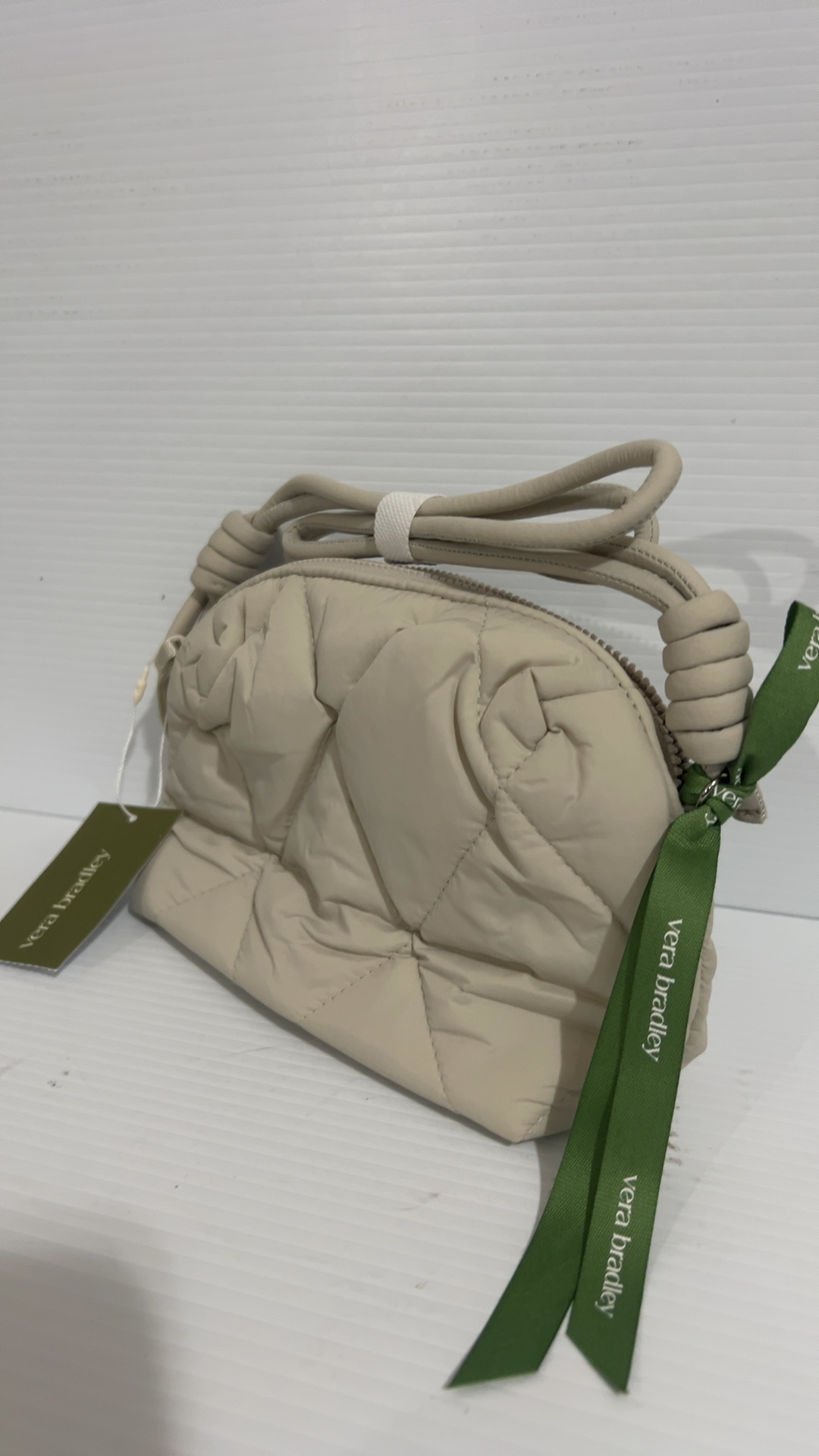 Vera Bradley Beige Quilted Crossbody Bag Small image 2