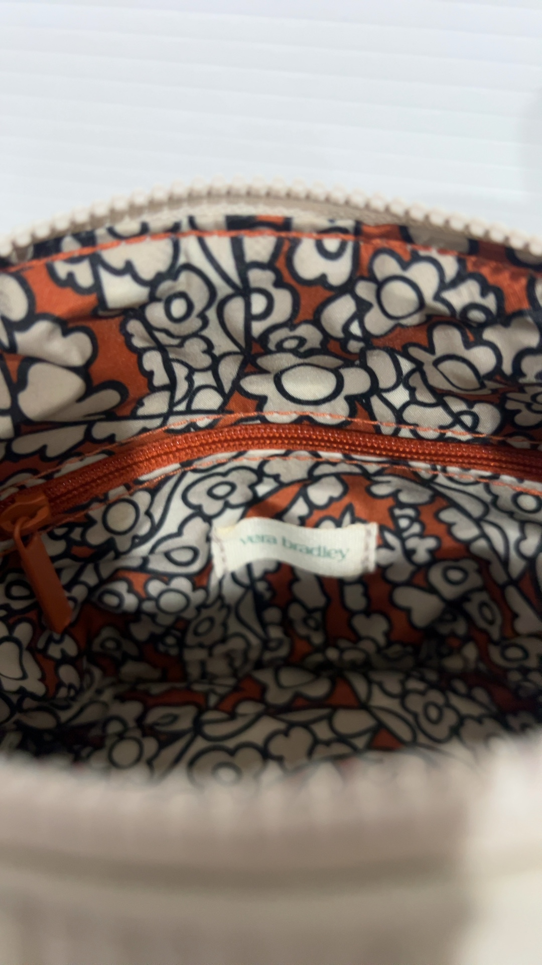Vera Bradley Beige Quilted Crossbody Bag Small image 4