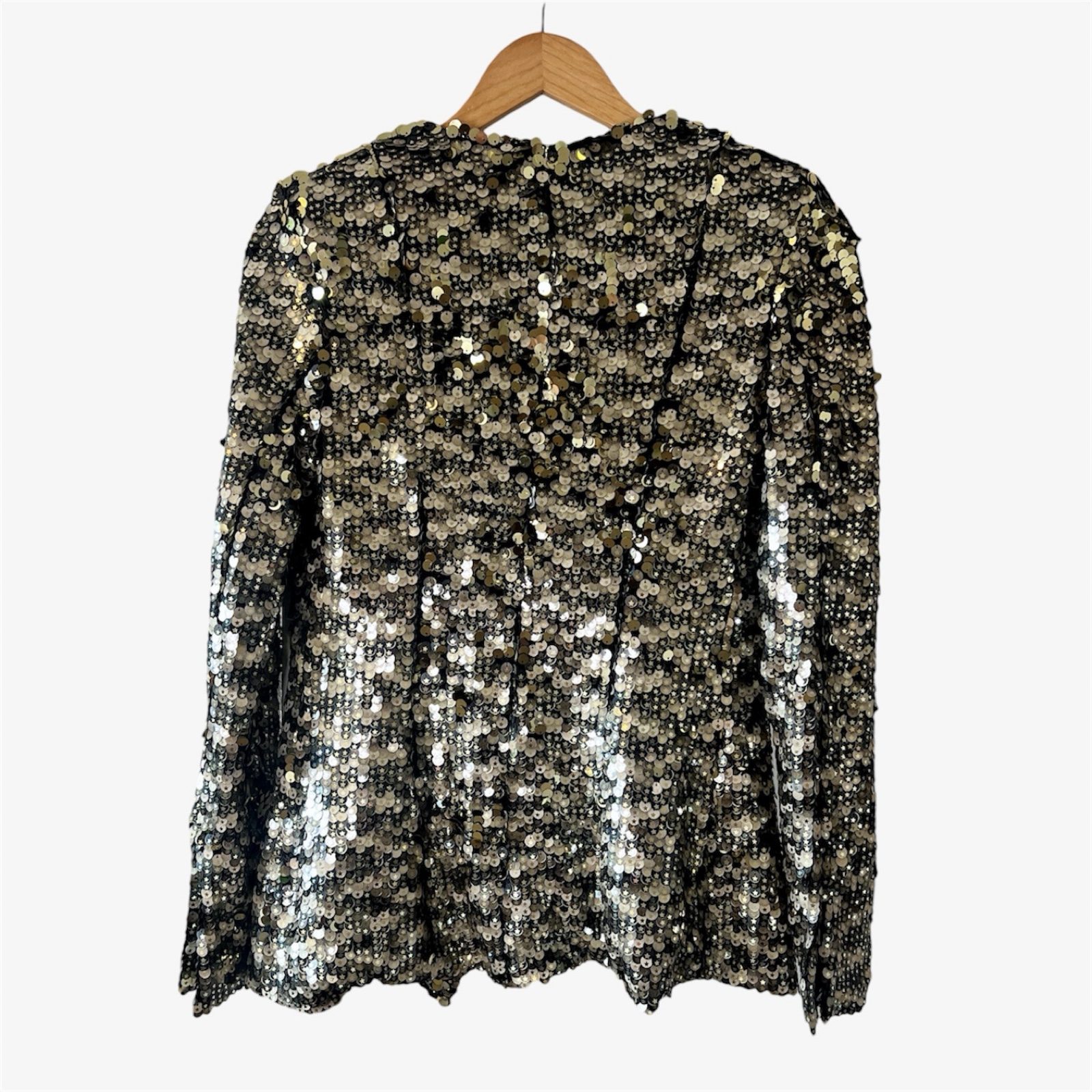 Eliya The Label Carlee Star Sequin Blazer XS / AU 6 / US 2 Gold Party Jacket image 6