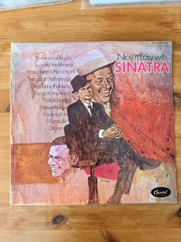 Frank Sinatra Nice 'n' Easy Vinyl LP Record Album VG