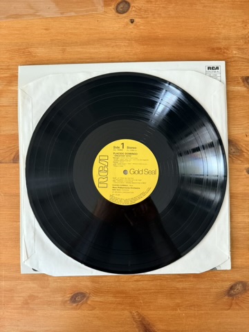 Placido Domingo Greatest Hits Vinyl LP Record VG image 3