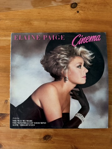 Elaine Paige Cinema Vinyl LP Album VG