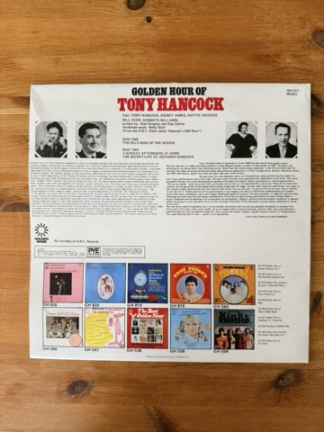 Tony Hancock Golden Hour Vinyl LP Record VG+ image 2