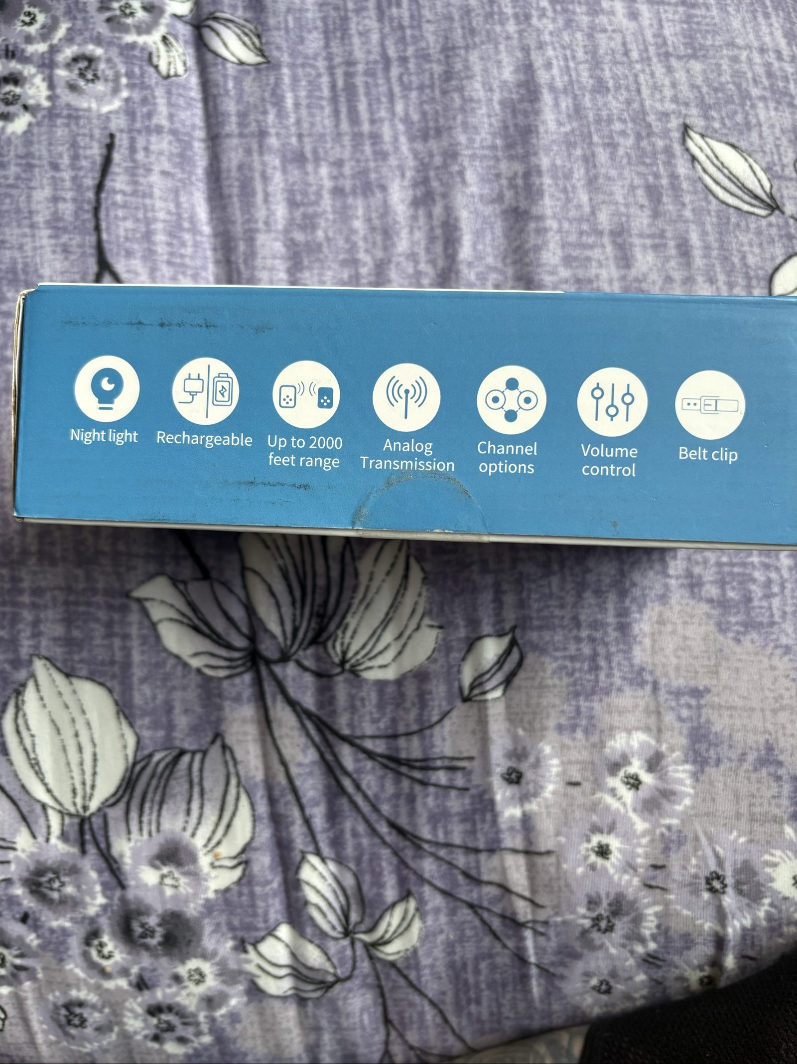 Timeflys White Paladin Audio Baby Monitor image 4