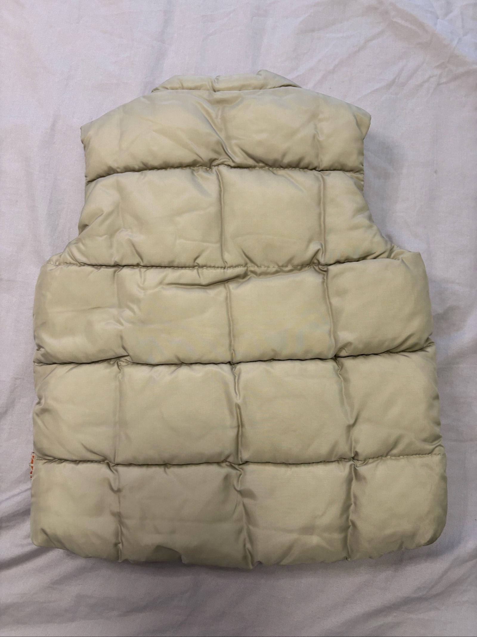 Next Khaki Puffer Gilet Kids 18-24 months Quilted Vest image 3