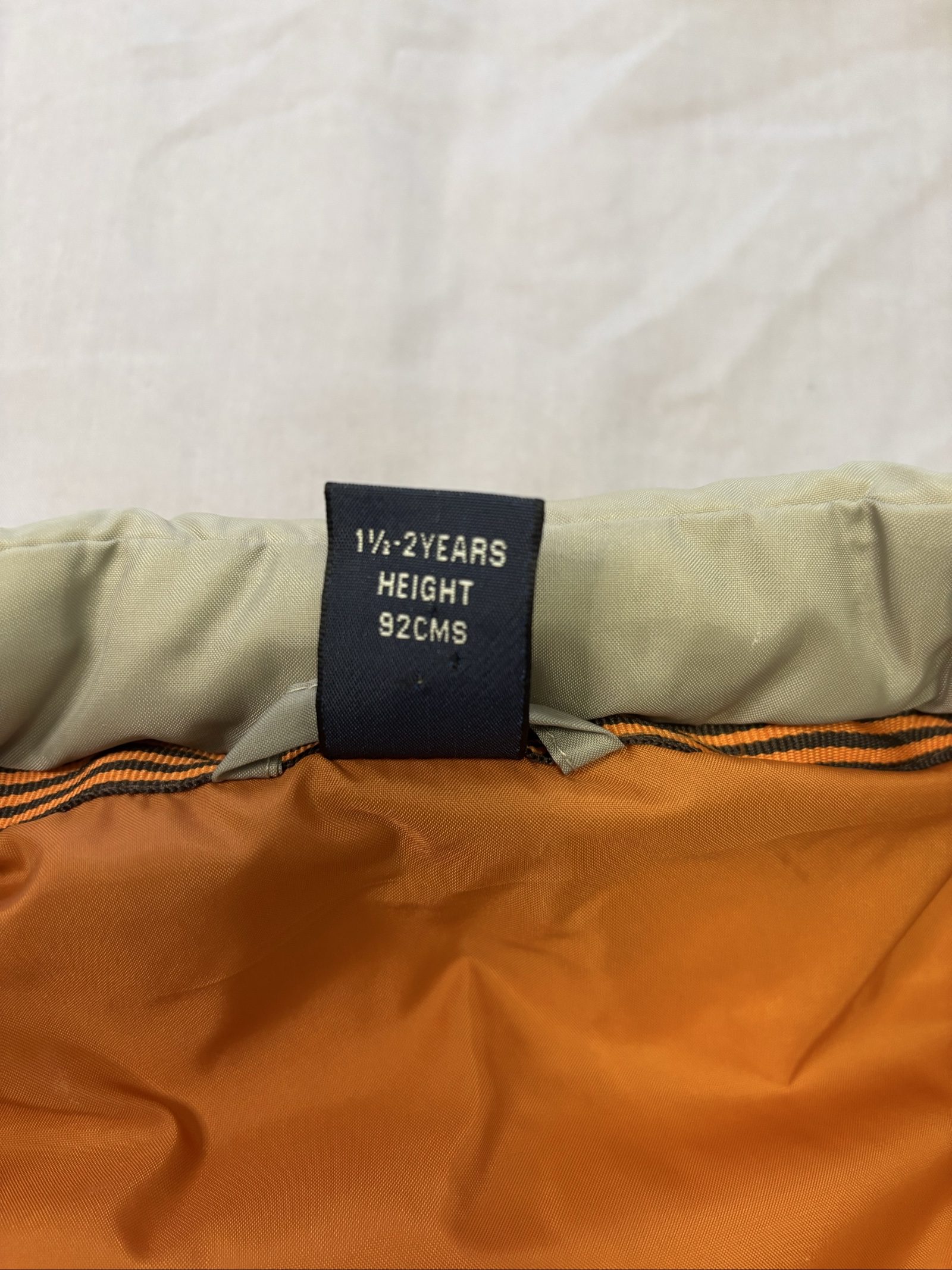 Next Khaki Puffer Gilet Kids 18-24 months Quilted Vest image 7