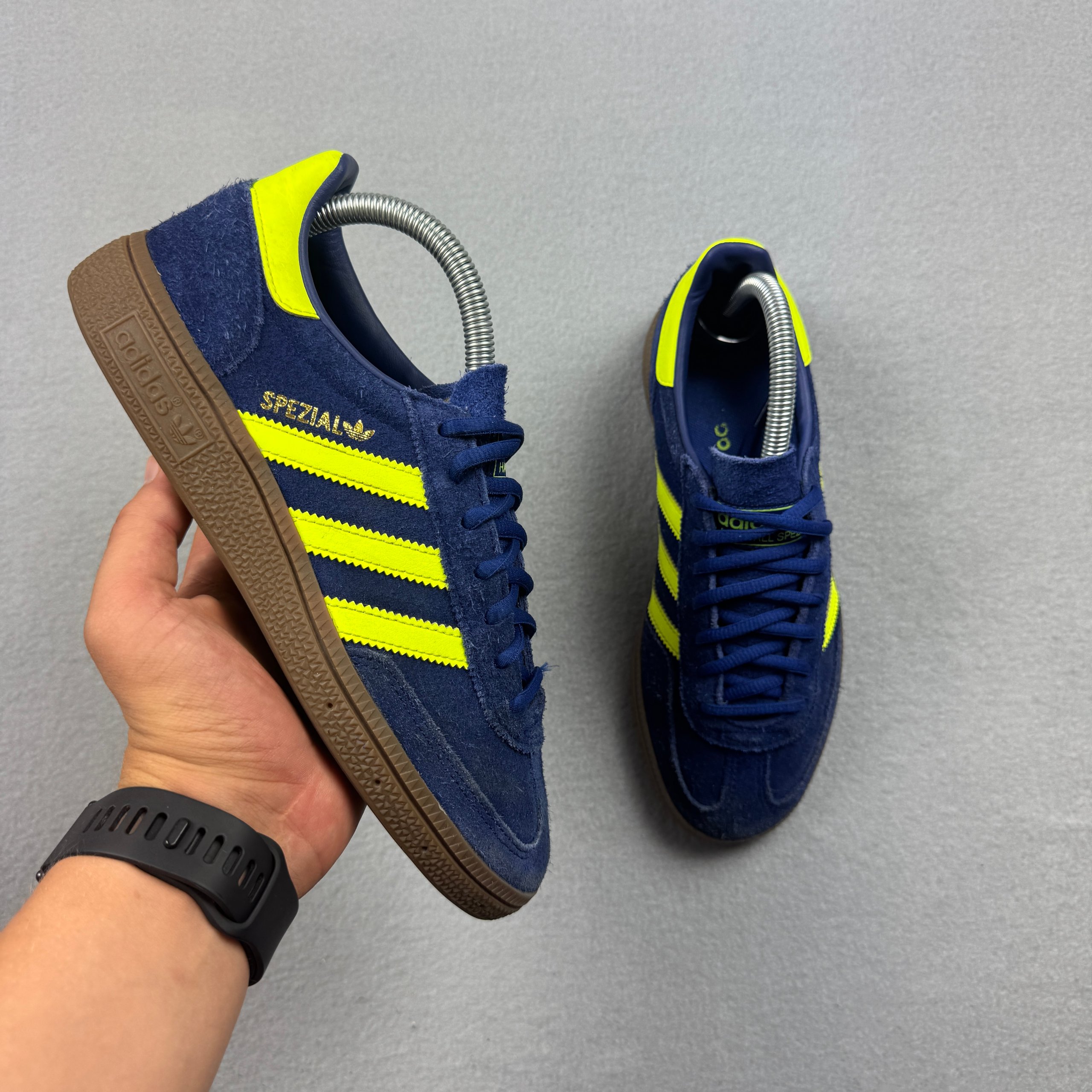Adidas Spezial Navy Suede Sneakers Trainers Women`s Size 38 / 23.5cm