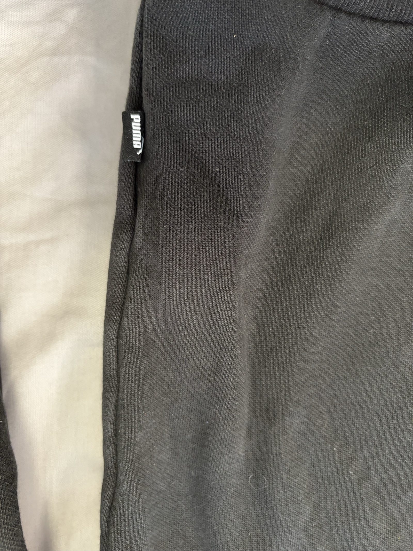 Puma Black Men's Hoodie Large Logo Print Large image 3