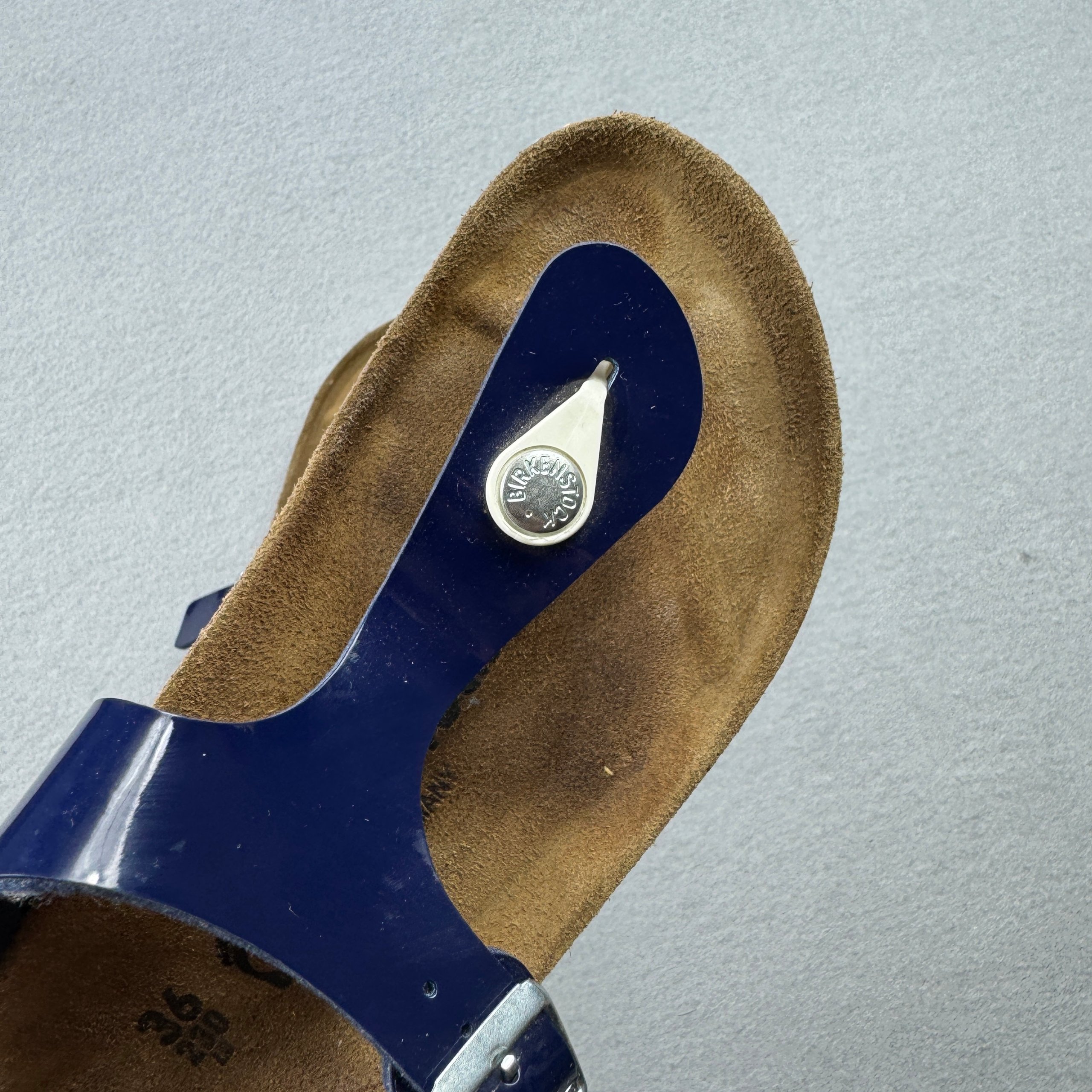 Women`s Birkenstock Gizeh BF Navy T-Strap Sandals Flip Flop Size 36 / 23cm image 5