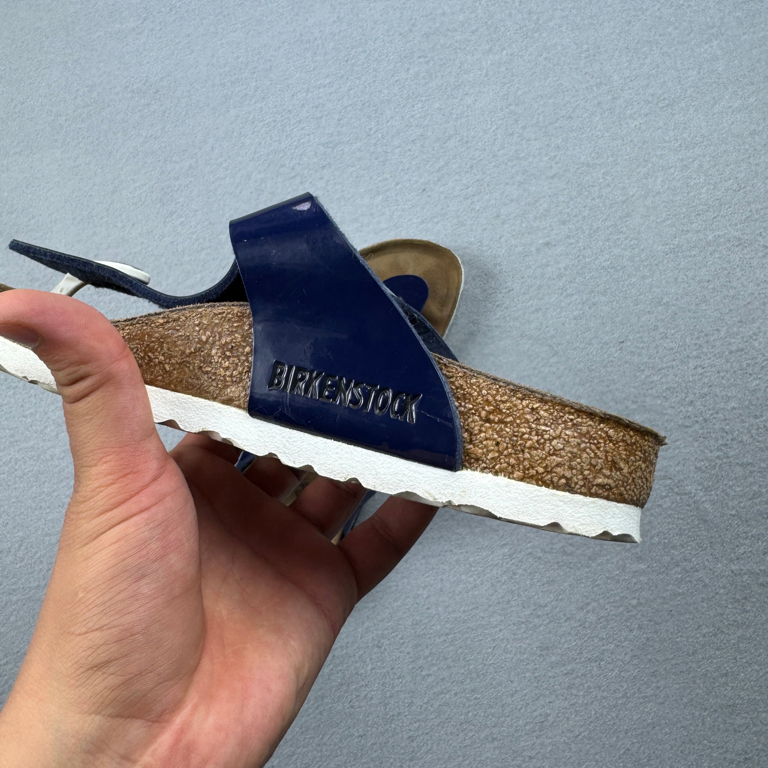 Women`s Birkenstock Gizeh BF Navy T-Strap Sandals Flip Flop Size 36 / 23cm image 6