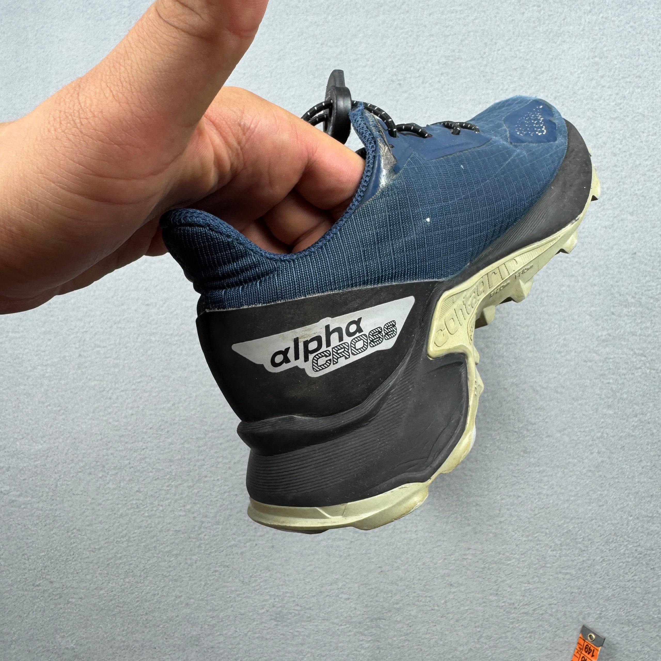 Salomon Alpha Cross Navy Waterproof Trail Running Shoes Women`s Size 36 / 22.5cm image 8