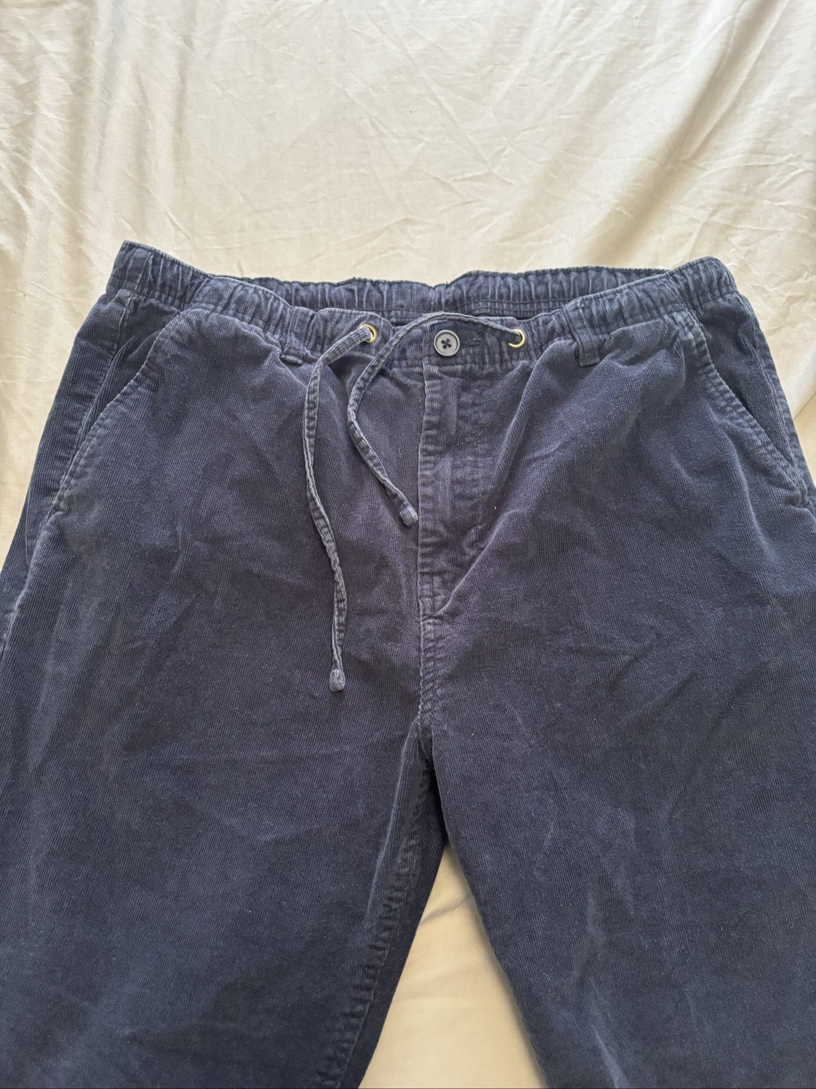 Peter Christian Navy Cotton Casual Trousers 36 Waist image 2