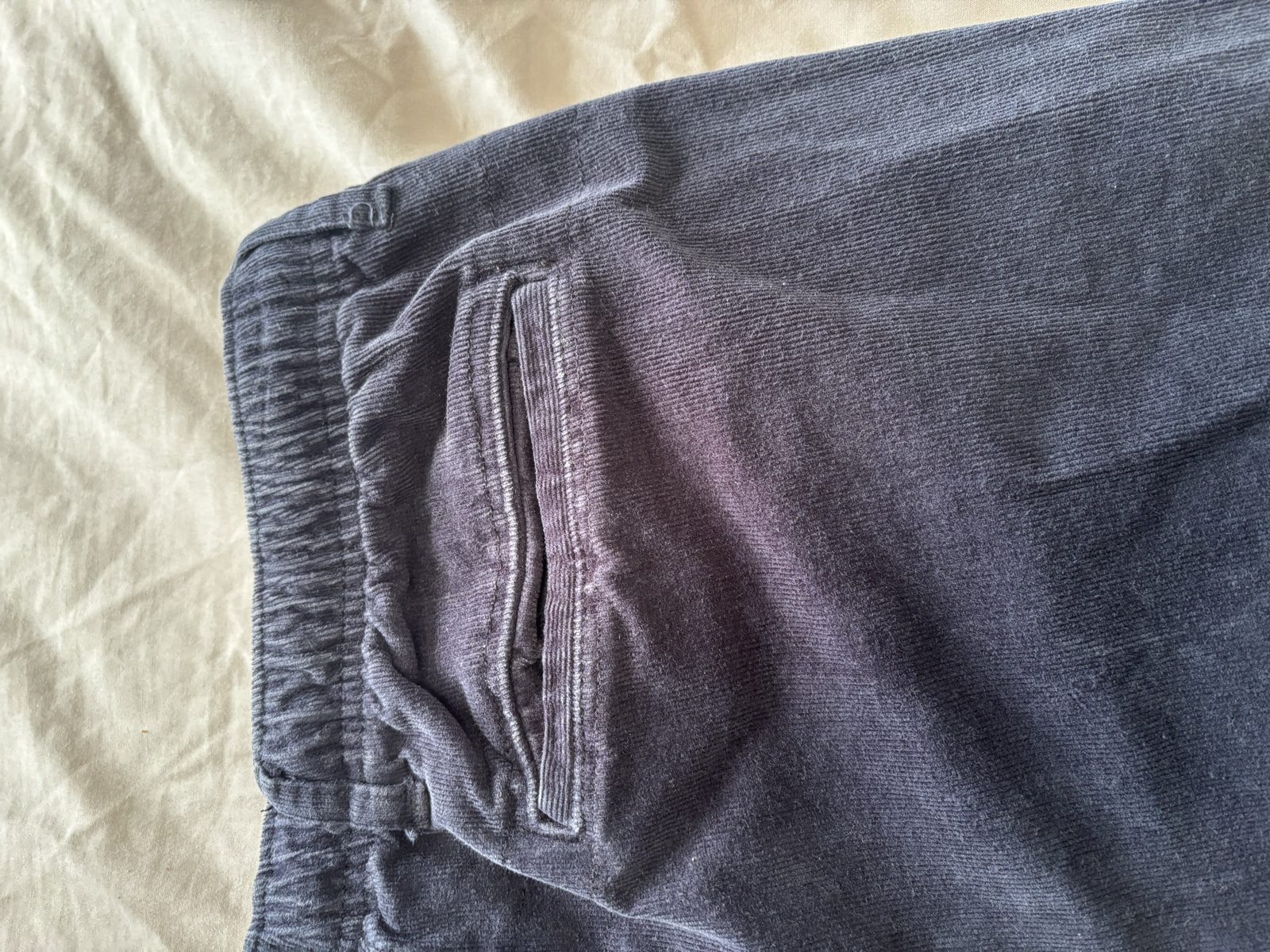 Peter Christian Navy Cotton Casual Trousers 36 Waist image 6