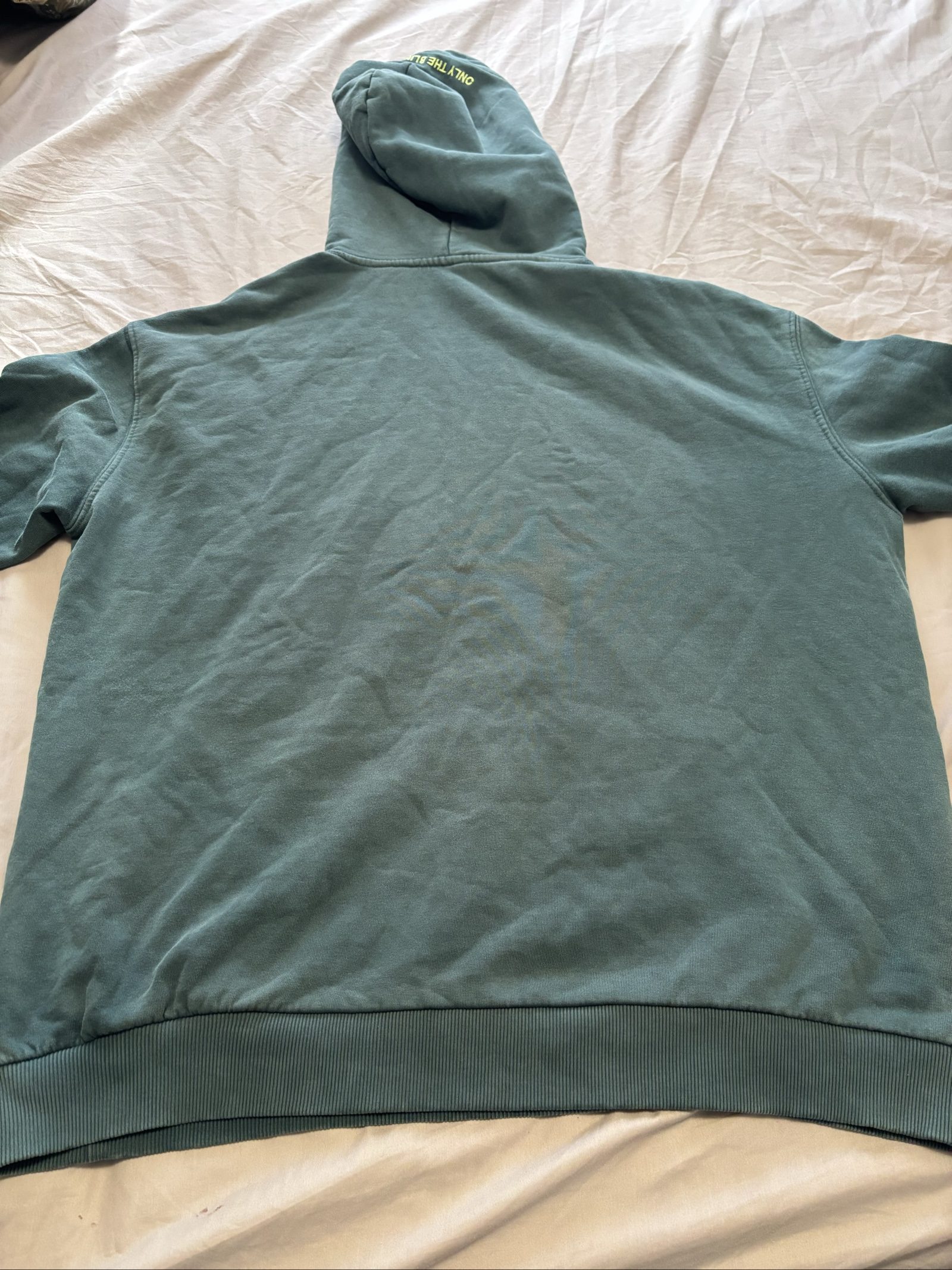 Only The Blind Green Hoodie Large image 6