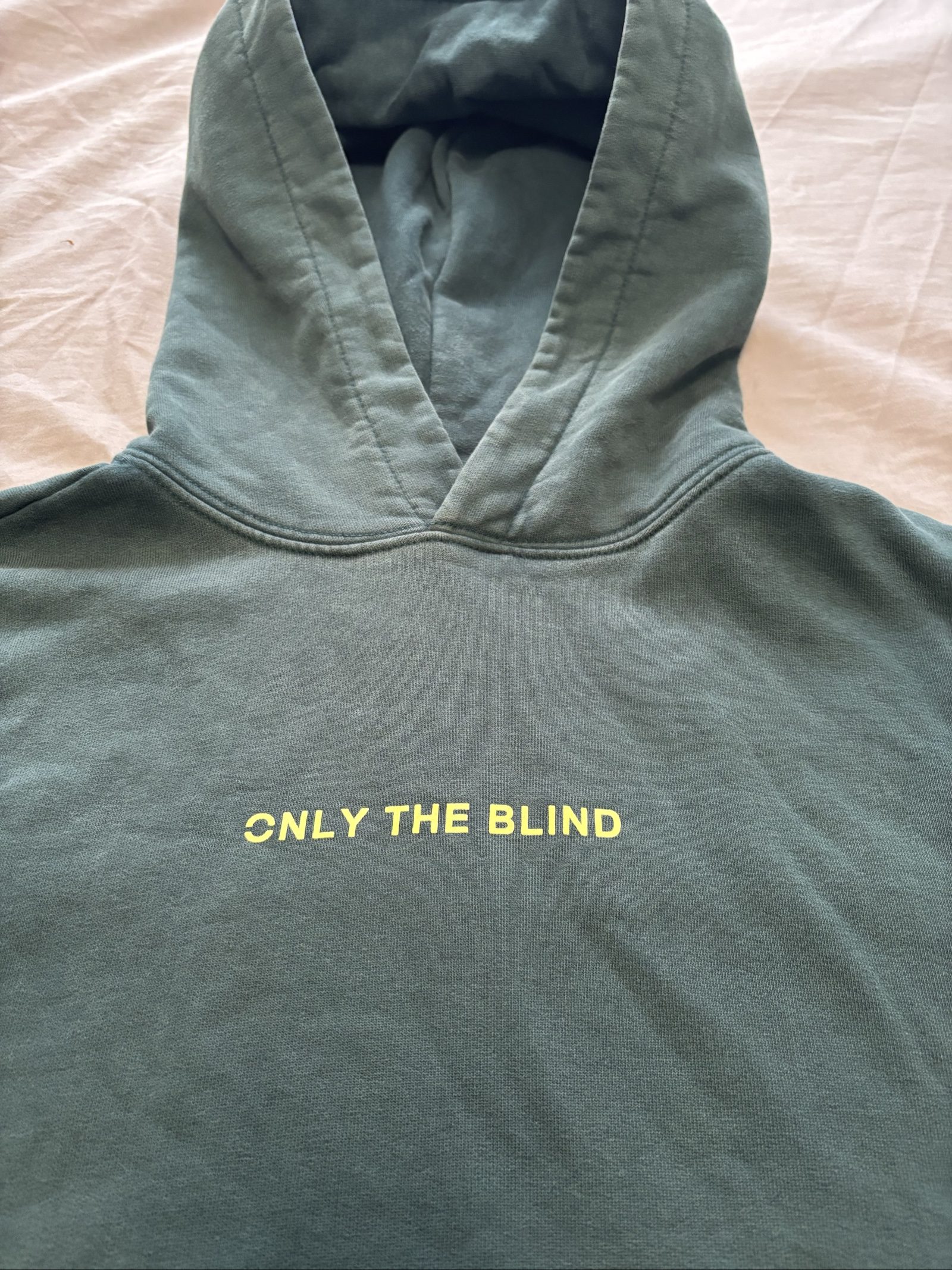 Only The Blind Green Hoodie Large image 2