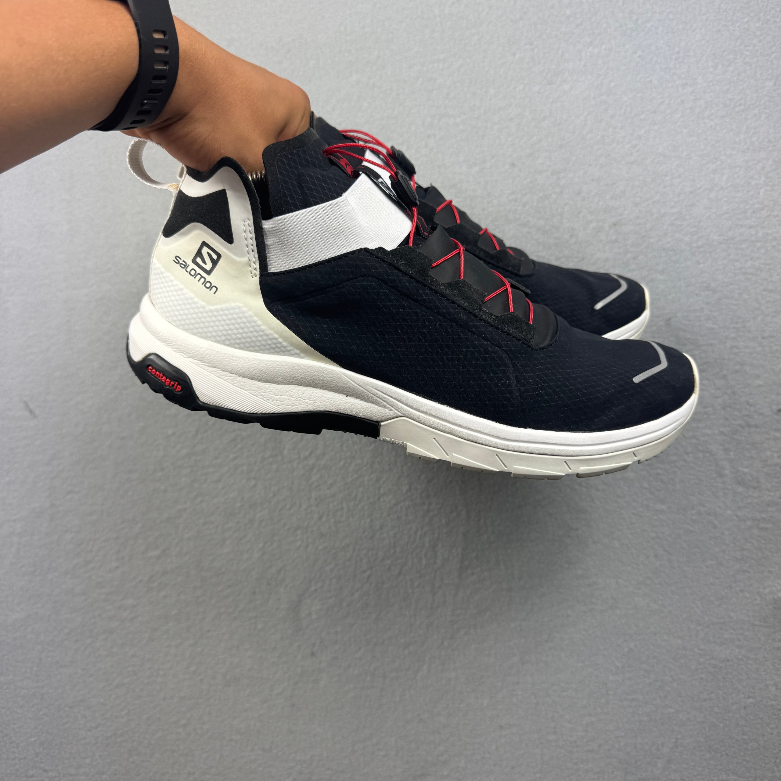 Salomon T-Muter WR Black & White Hiking Sneakers Trainers Size 44 / 28.5cm image 2