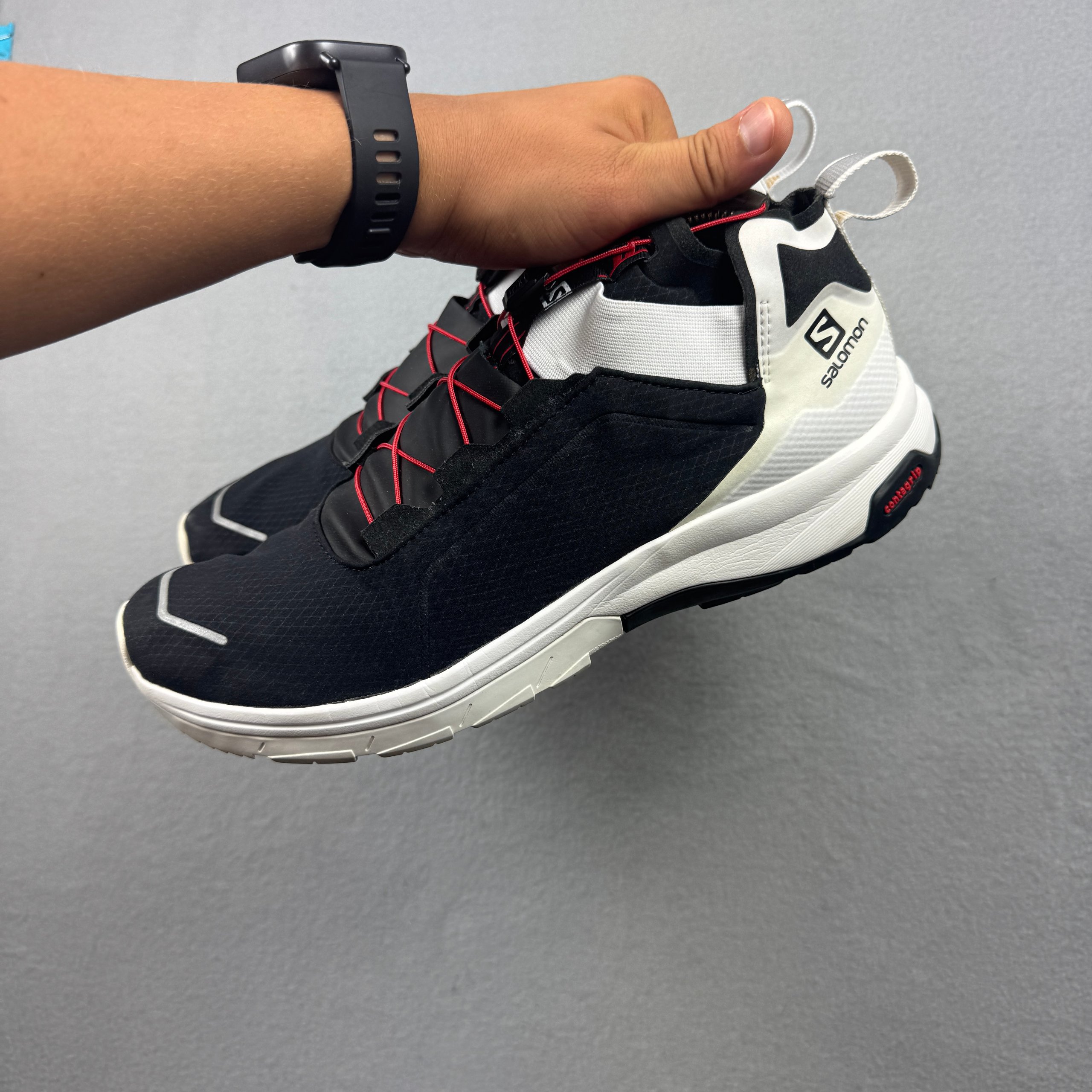 Salomon T-Muter WR Black & White Hiking Sneakers Trainers Size 44 / 28.5cm image 5