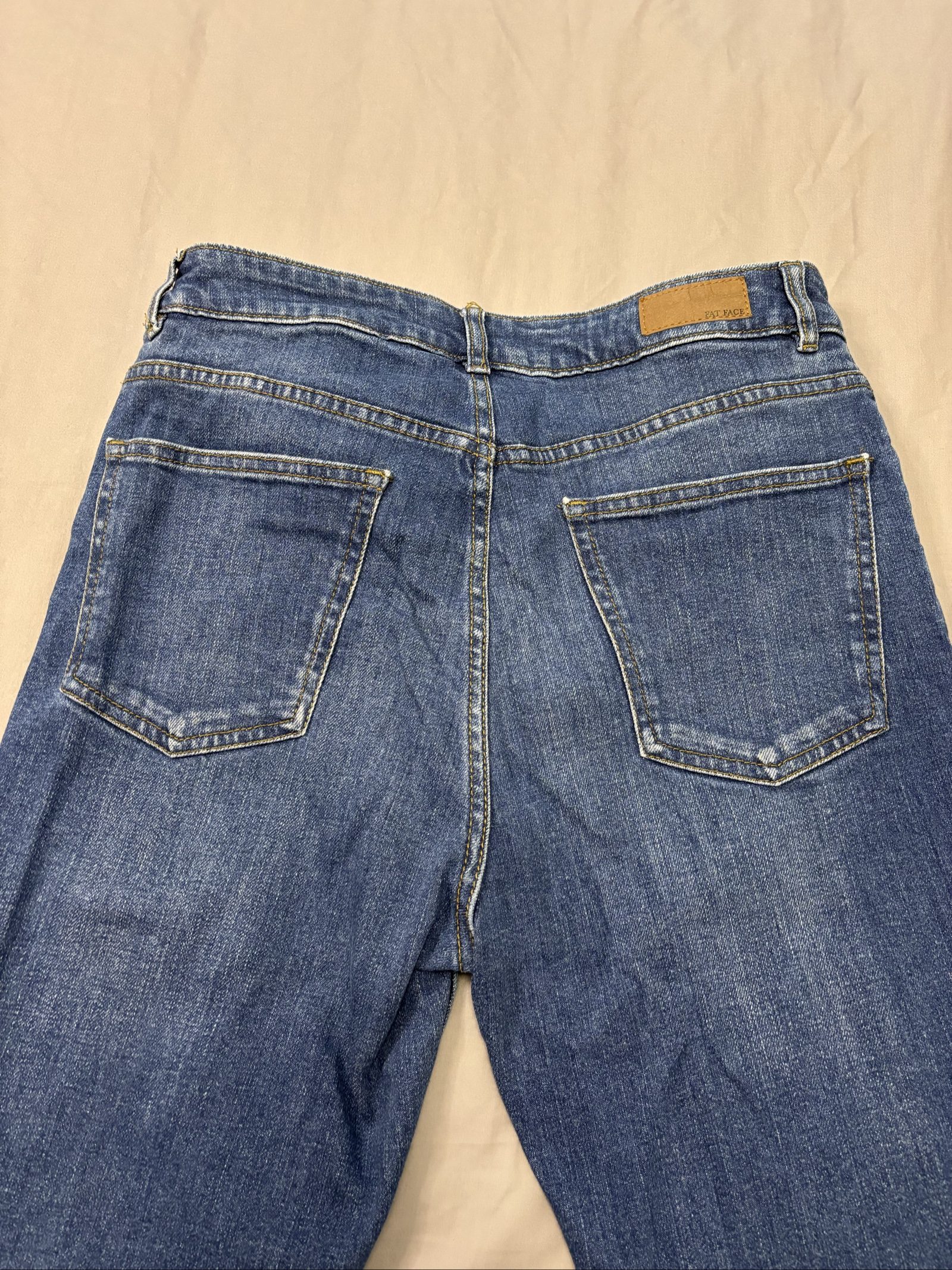 FatFace Women Blue Chesham Girlfriend Jeans UK 10 R image 5