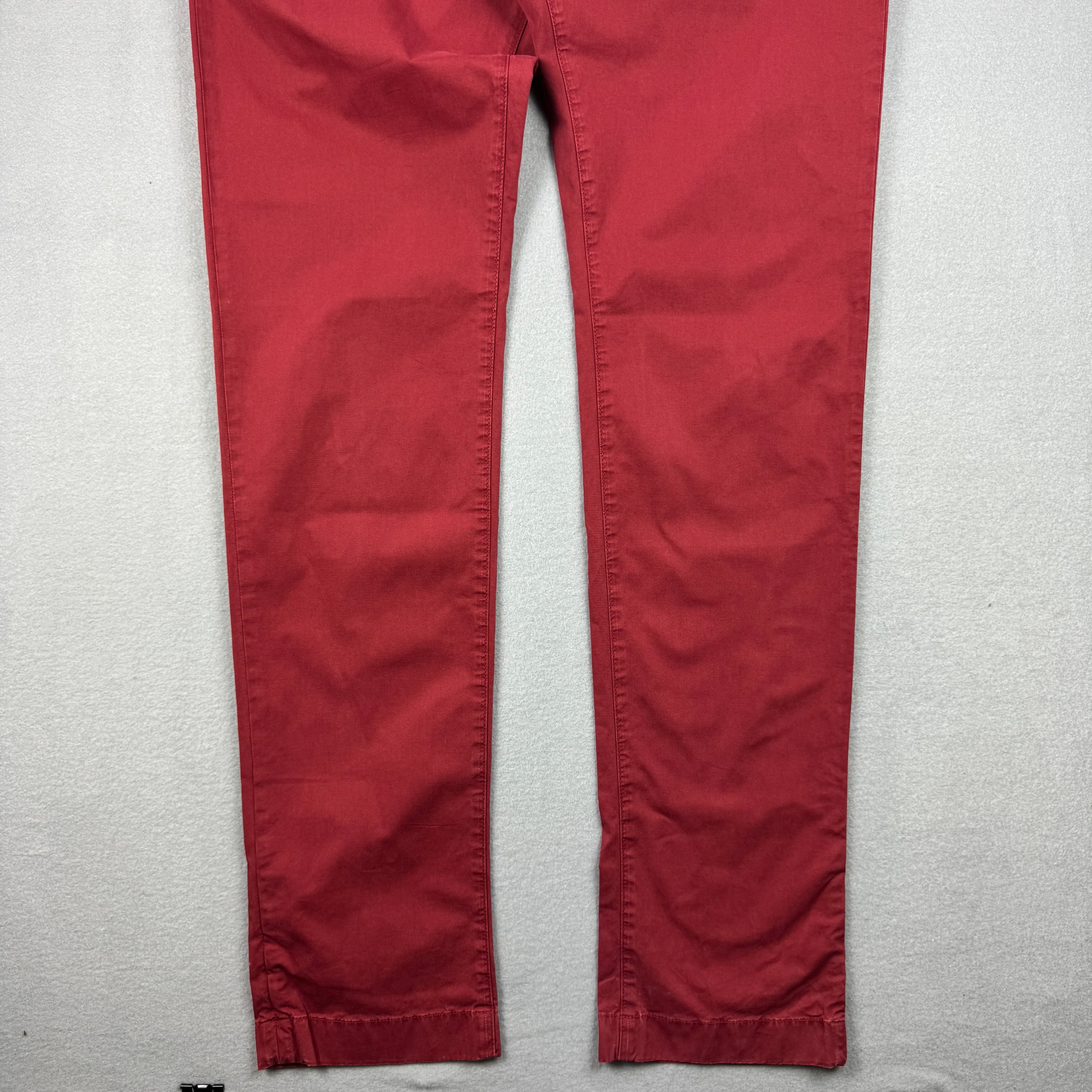 Men`s Jacob Cohen Bobby Academy Red Cotton Chinos Size 36 image 4